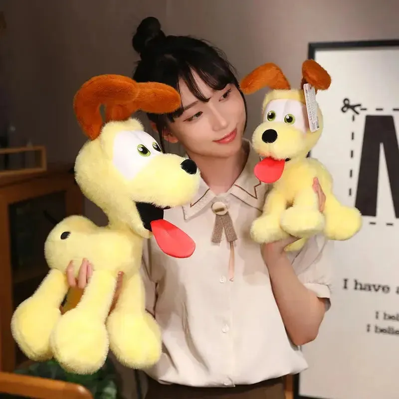 Kawaii Oudi Dog Plushie - Cute Ugly Cat Stuffed Toy for Room Decor, Perfect Xmas Gift for Kids and Anime Lovers