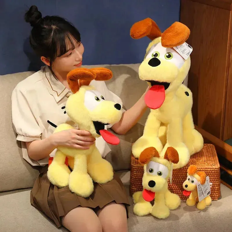 Kawaii Oudi Dog Plushie - Cute Ugly Cat Stuffed Toy for Room Decor, Perfect Xmas Gift for Kids and Anime Lovers
