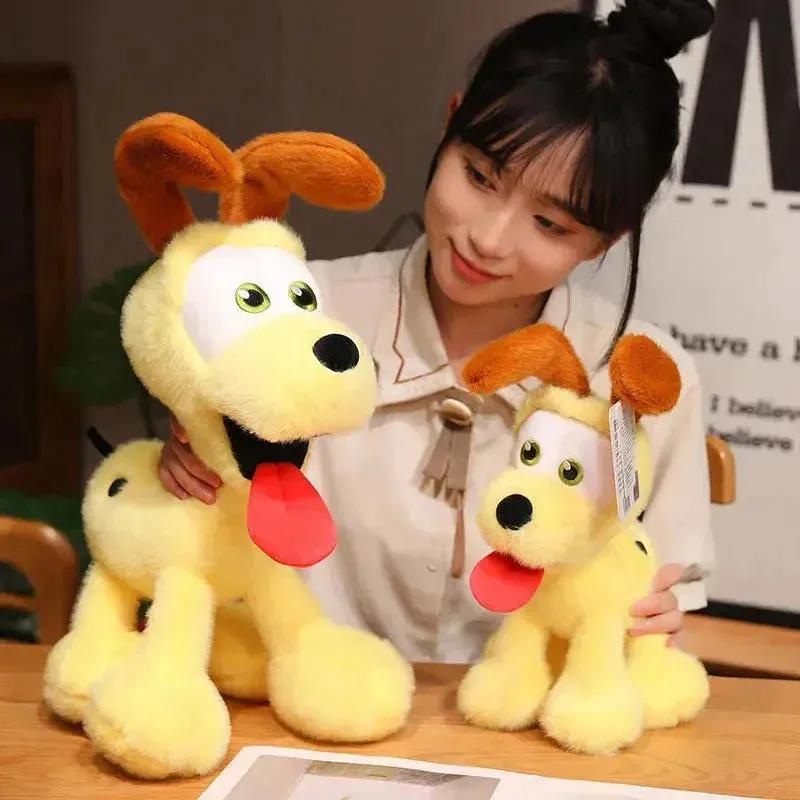Kawaii Oudi Dog Plushie - Cute Ugly Cat Stuffed Toy for Room Decor, Perfect Xmas Gift for Kids and Anime Lovers