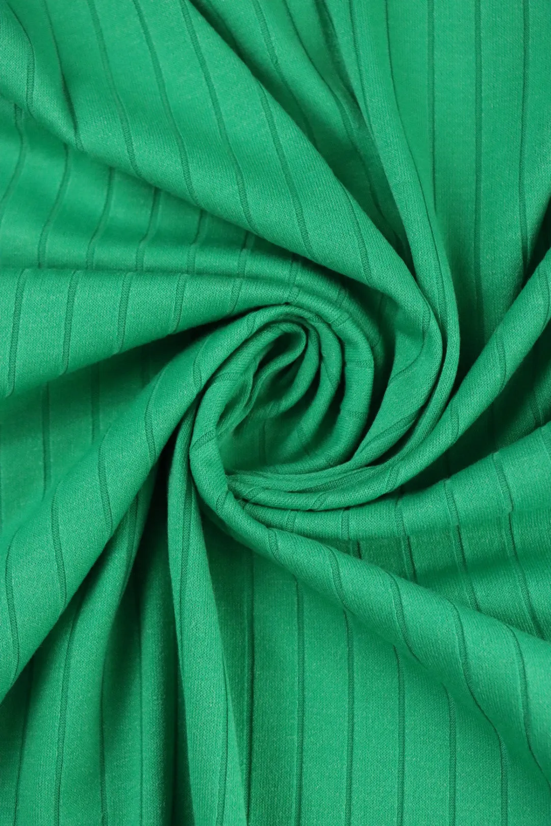 Kelly Green Seville Wide Rib Knit