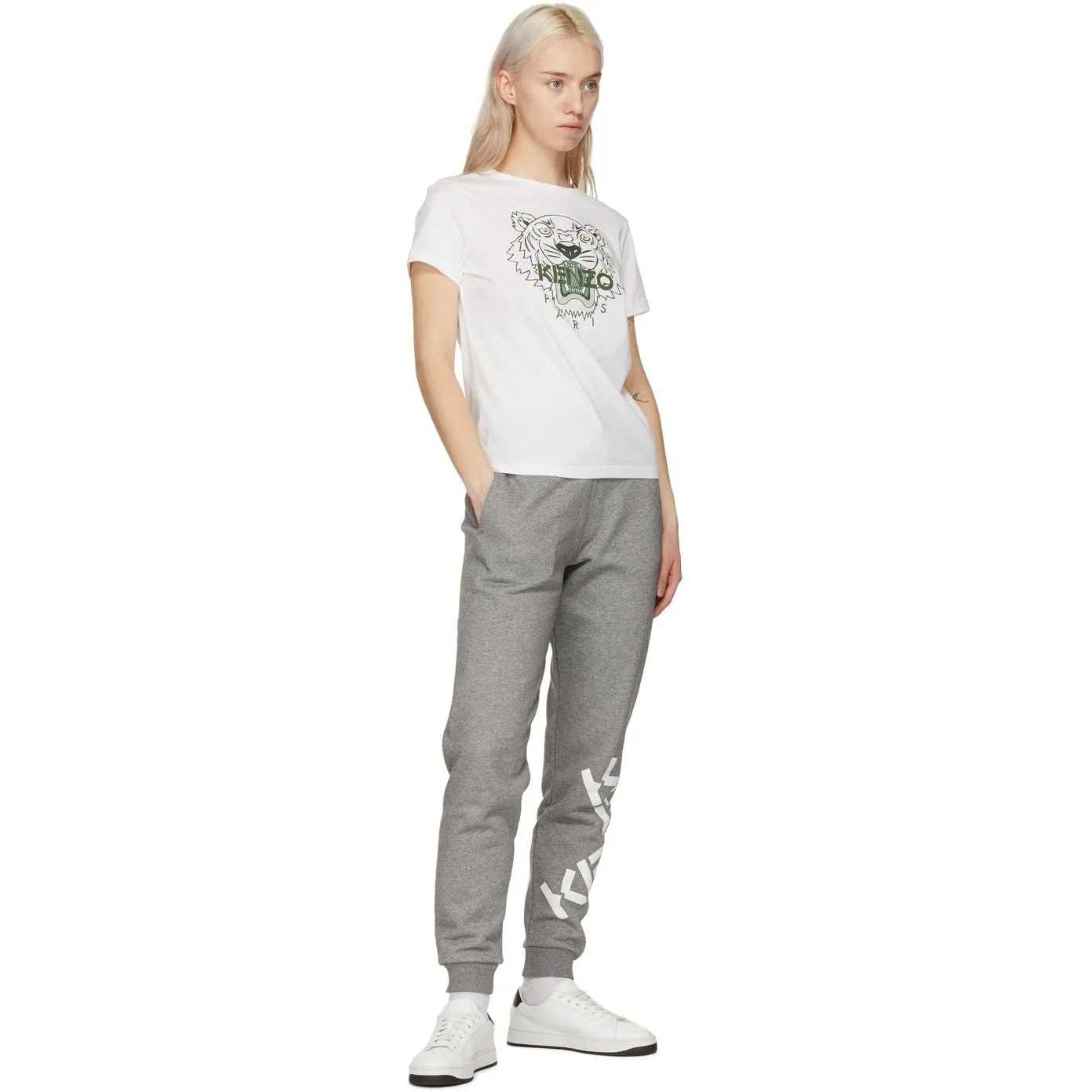 Kenzo Grey Sport Big X Lounge Pants