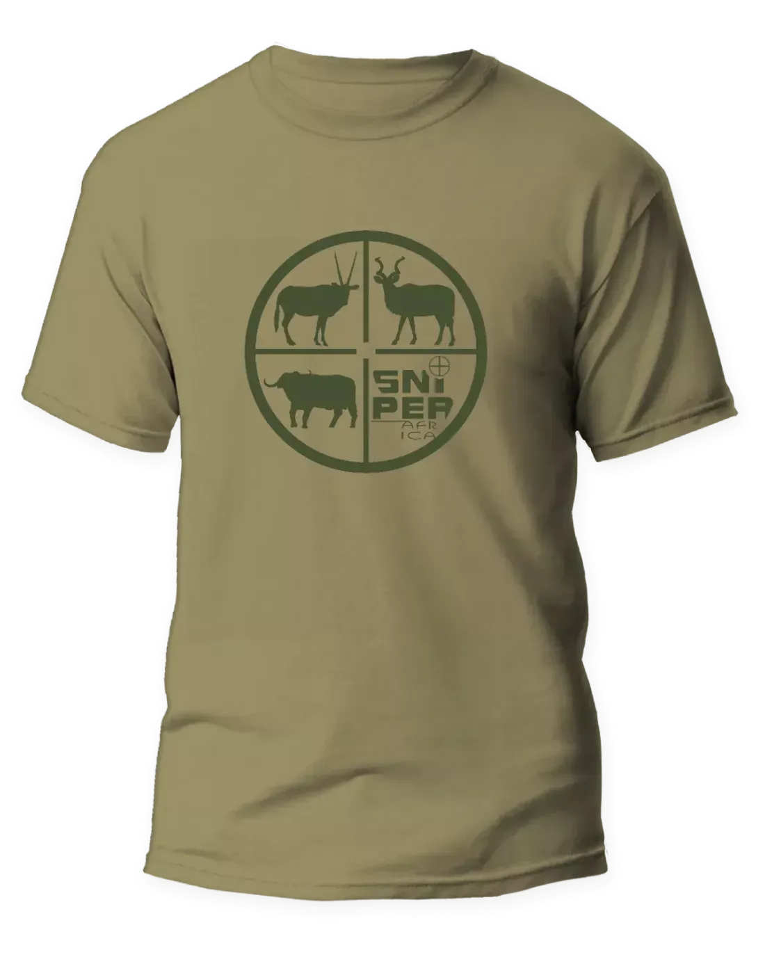 KHAKI RETICAL MENS T-SHIRT
