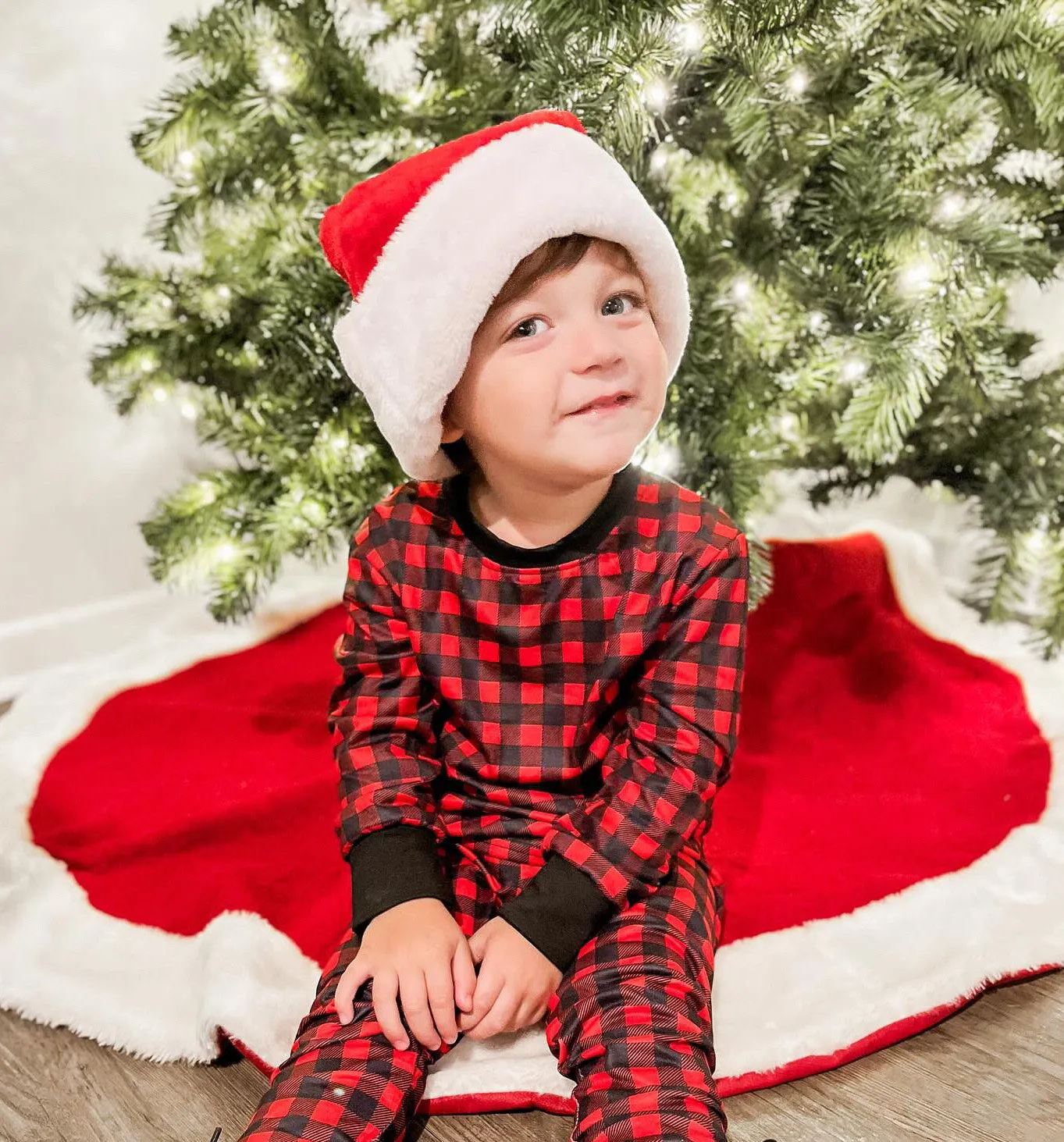 Kids 2 Pc Christmas Pajamas - Buffalo Plaid