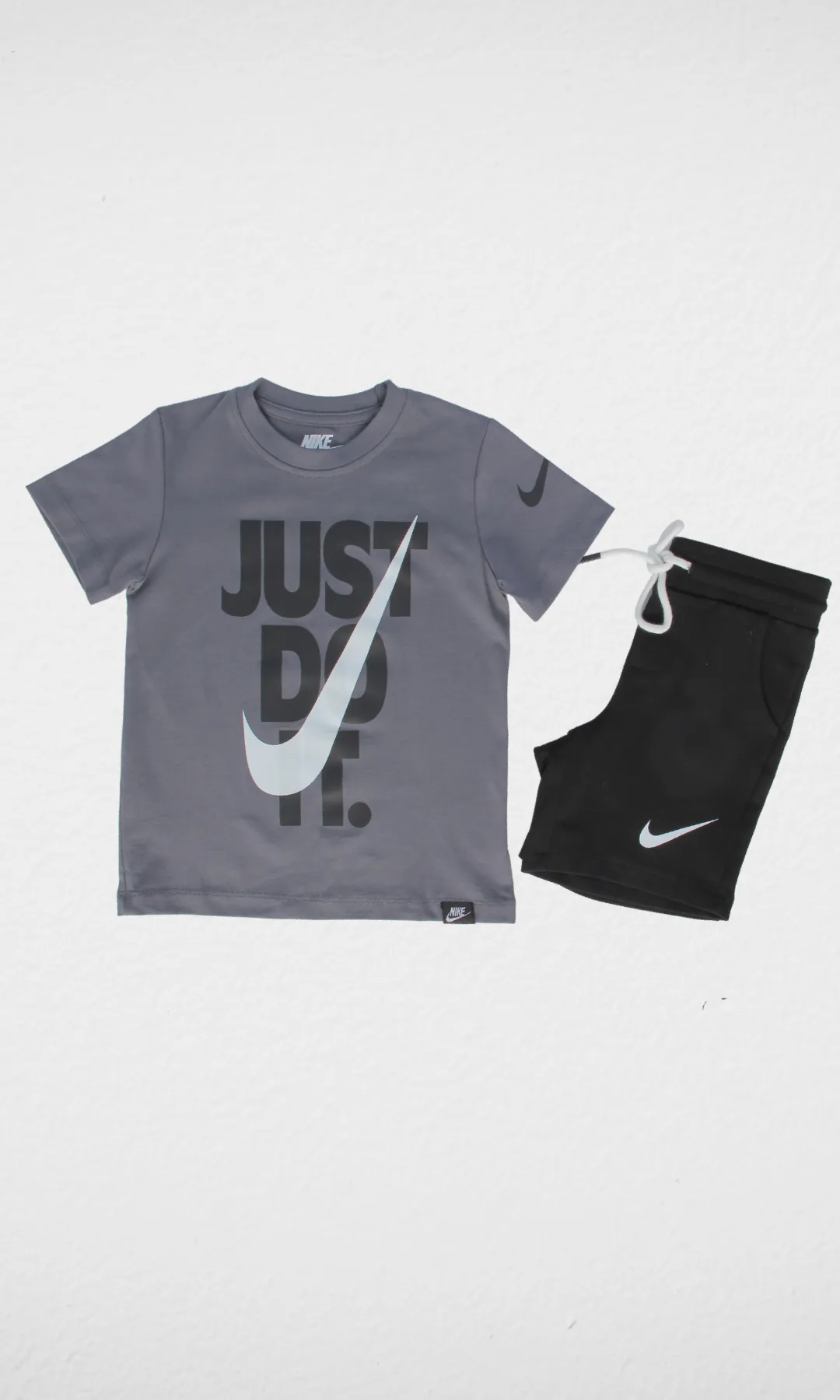 Kids Cotton Set-Nike (Grey)