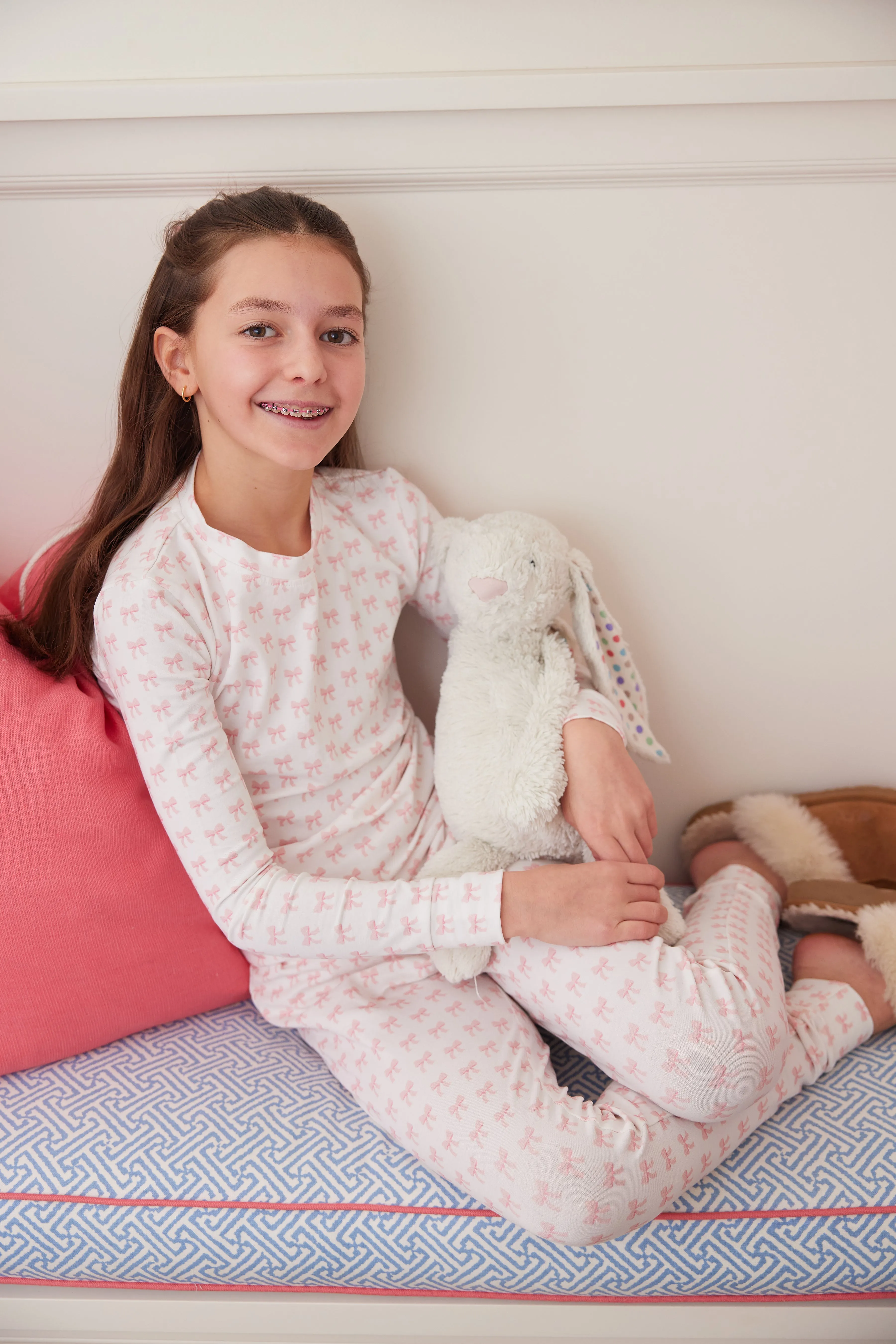 Kids Palm Beach Bow Pajamas
