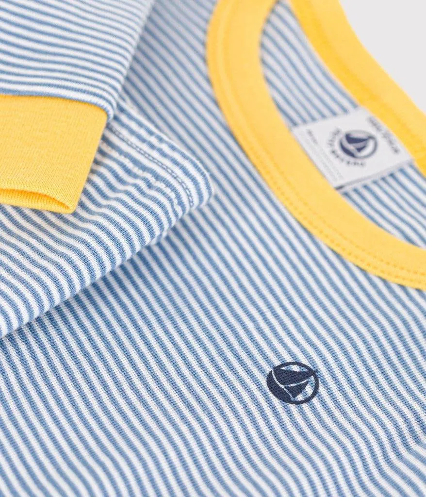 Kids Stripy Fitted Cotton Pajamas