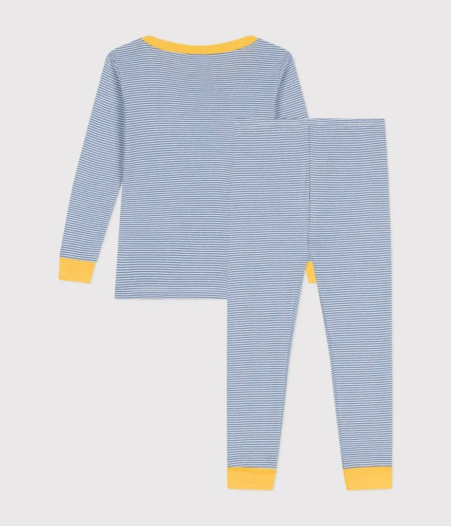 Kids Stripy Fitted Cotton Pajamas