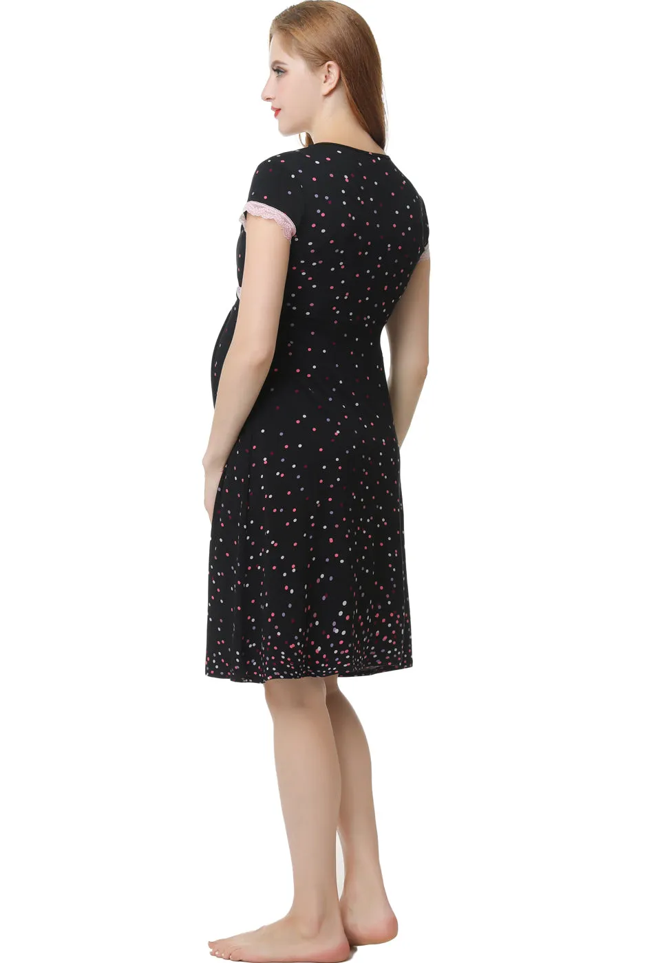 Kimi   Kai Maternity "Jay" Nursing Nightgown