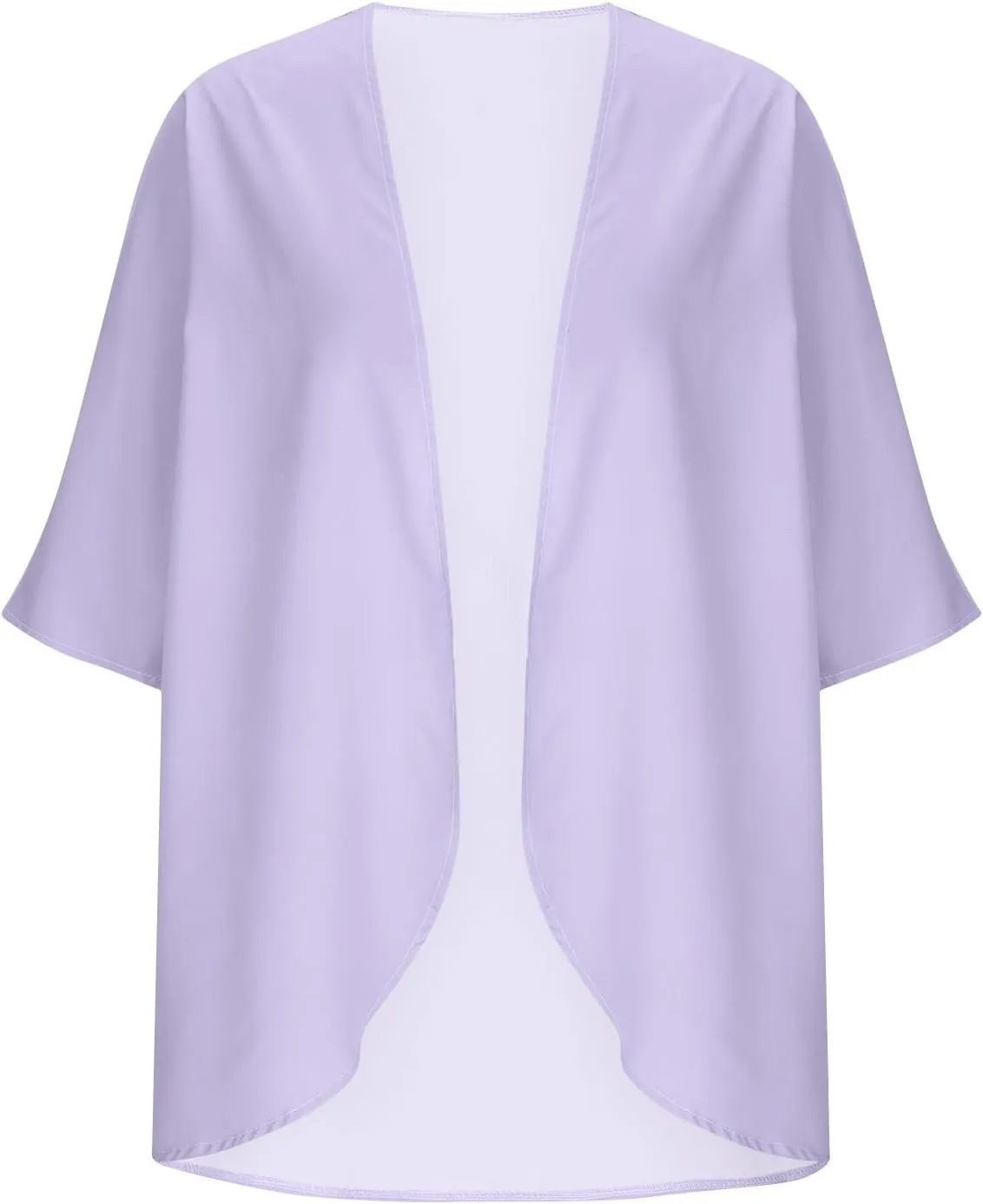 Kimono Cardigan for Women Ladies Summer Lightweight Puff Sleeve Cover Up Casual Tops Beach Clothes