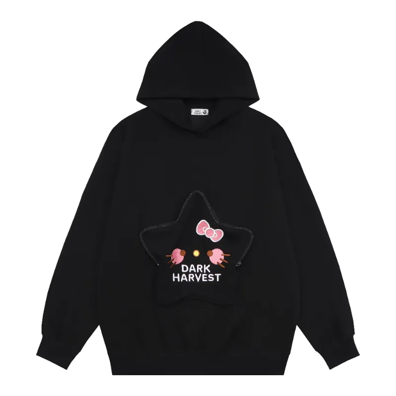 Kitty Star Versatile Hoodie KI246