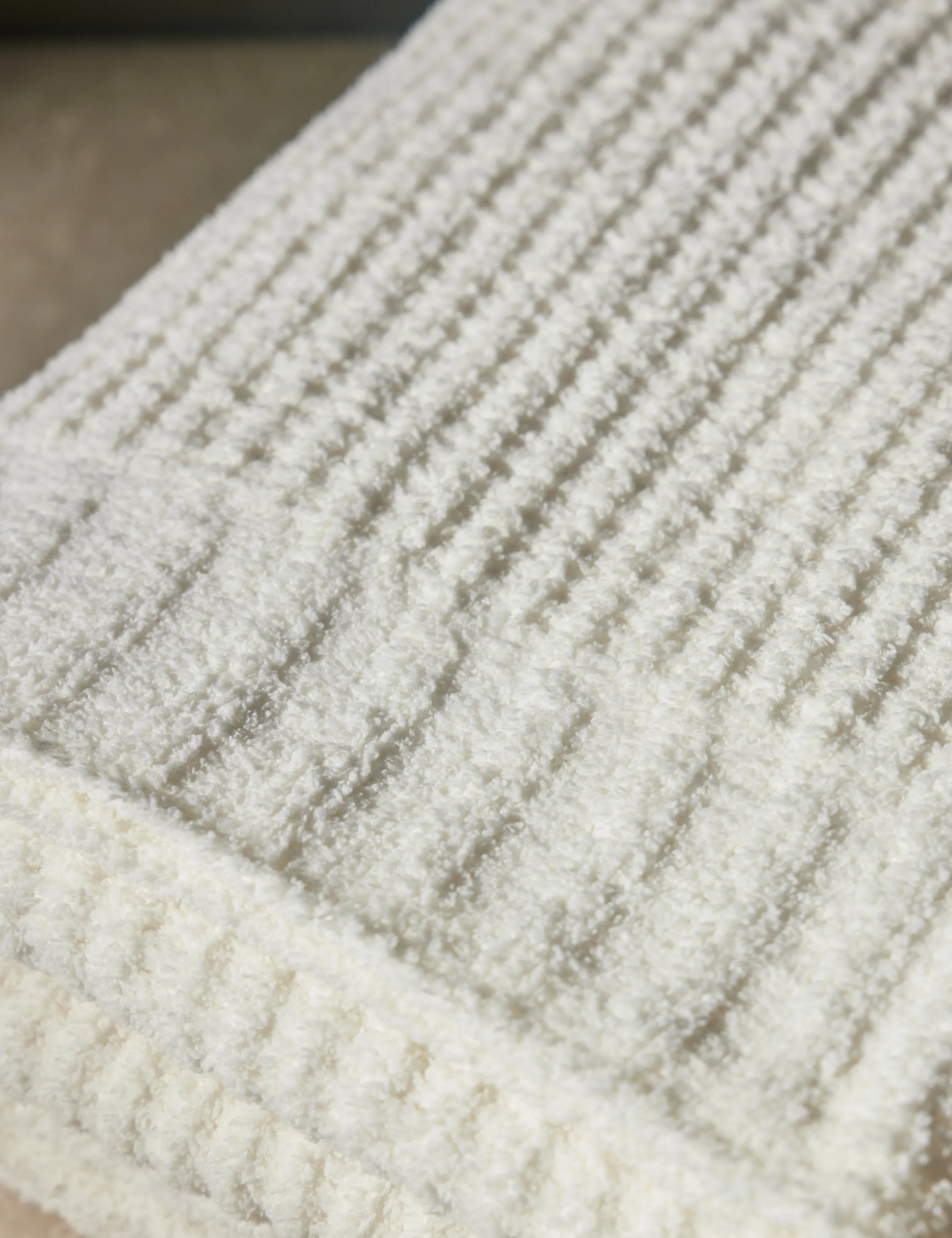 Knit Waffle Weave Throw by Kashwere