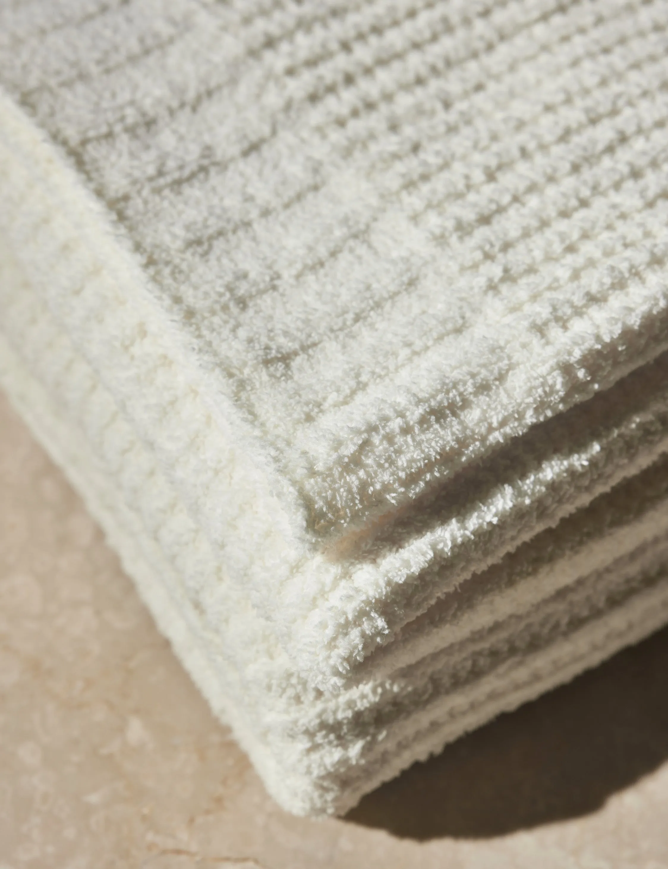Knit Waffle Weave Throw by Kashwere