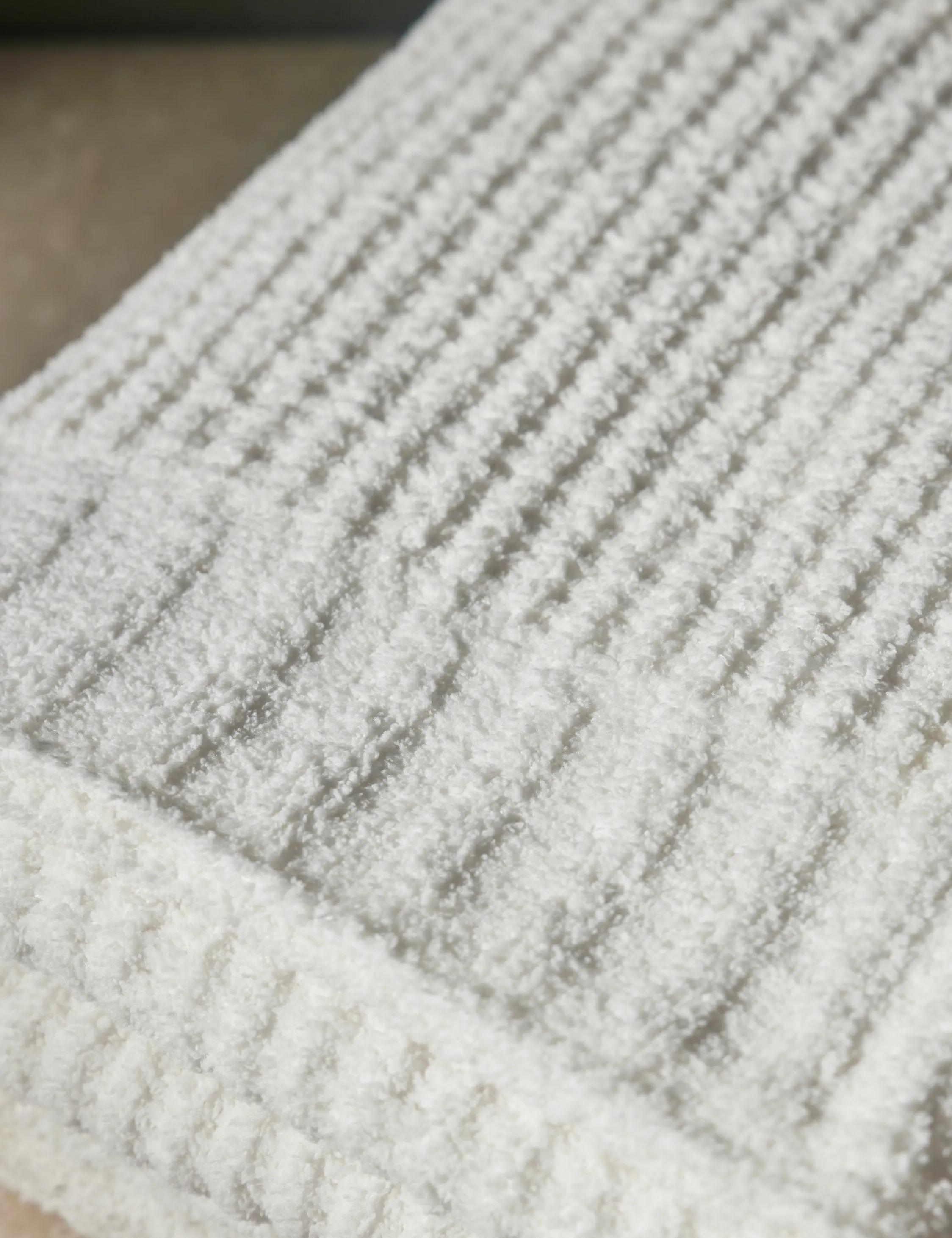 Knit Waffle Weave Throw by Kashwere