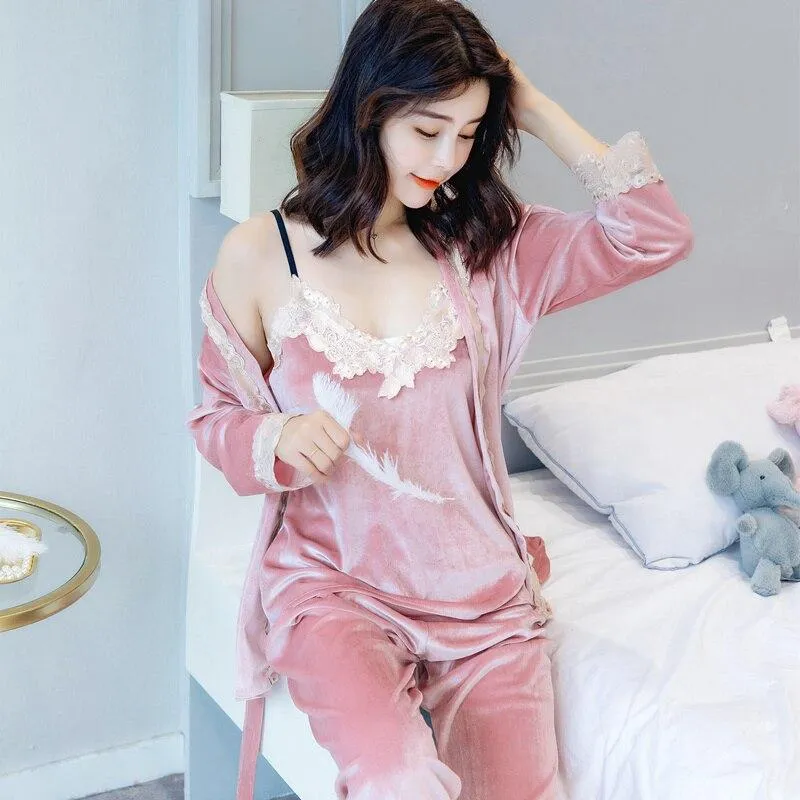 Korean Sleepwear Pink Tradition