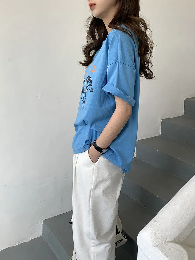 [Korean Style] 2 Color Cinched Waist Pleated Trousers