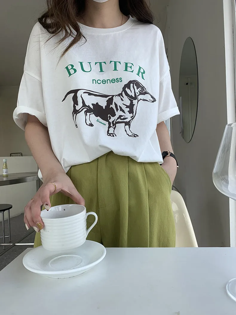 [Korean Style] 2 Color Cinched Waist Pleated Trousers