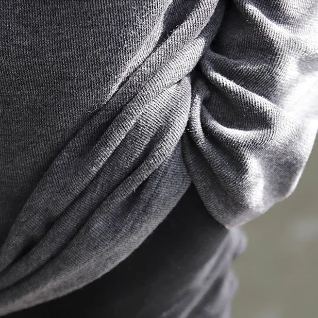 [Korean Style] 3 Color Jersey Turtleneck Sweater