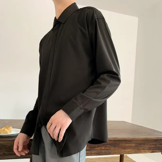 [Korean Style] 3 Colors Viscose Shirts