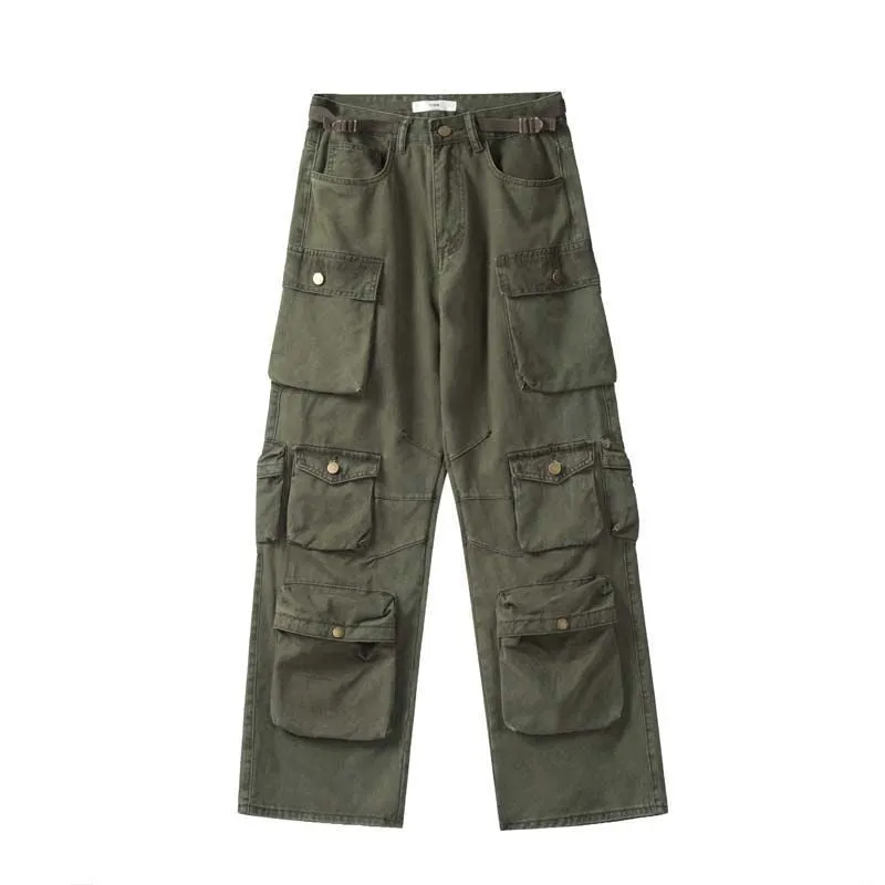 Korean Y2K Oversized Pocket Cargo Pants