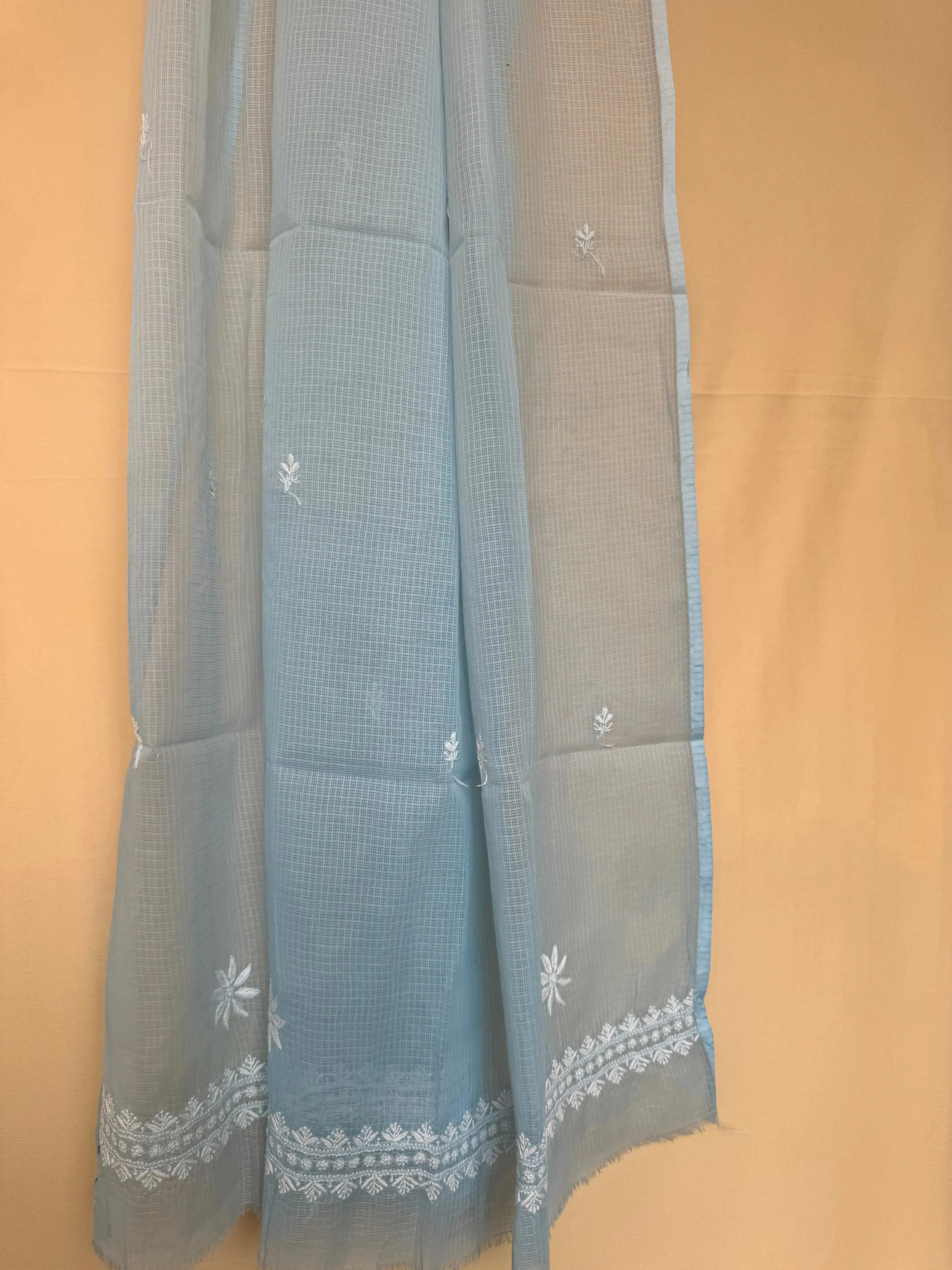 Kota Length with Dupatta - Light Blue