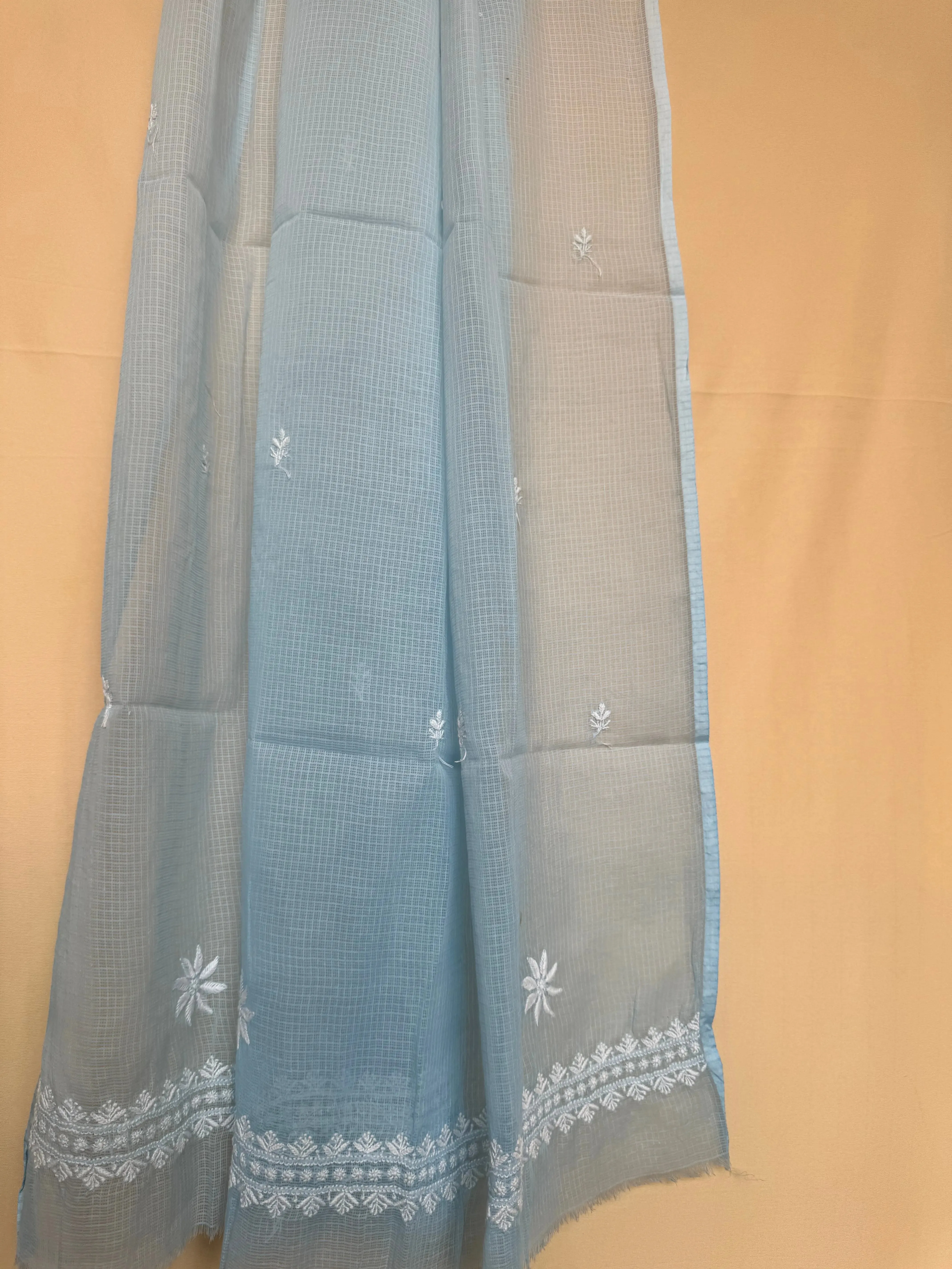 Kota Length with Dupatta - Light Blue