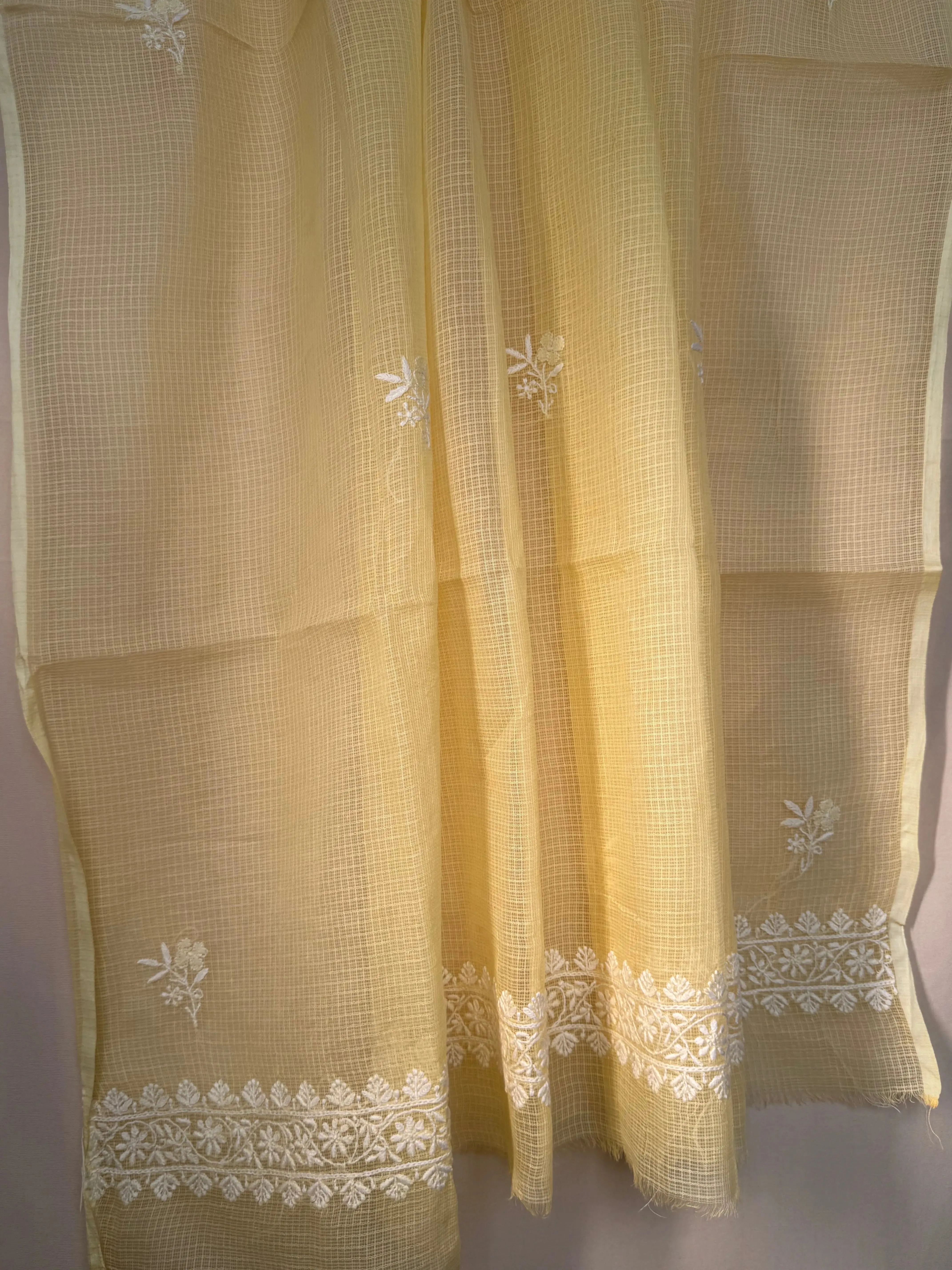 Kota Length with Dupatta - Yellow