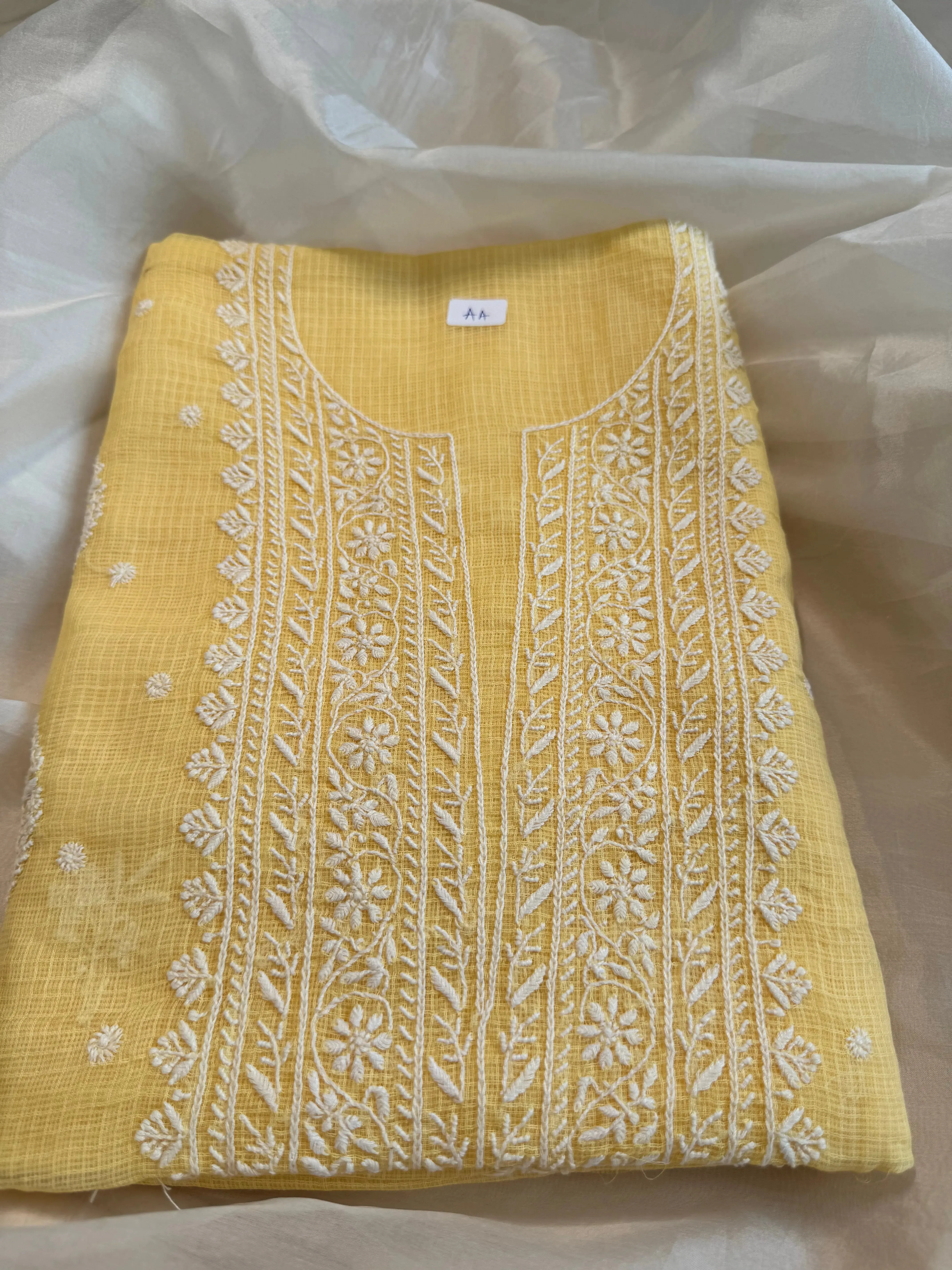 Kota Length with Dupatta - Yellow