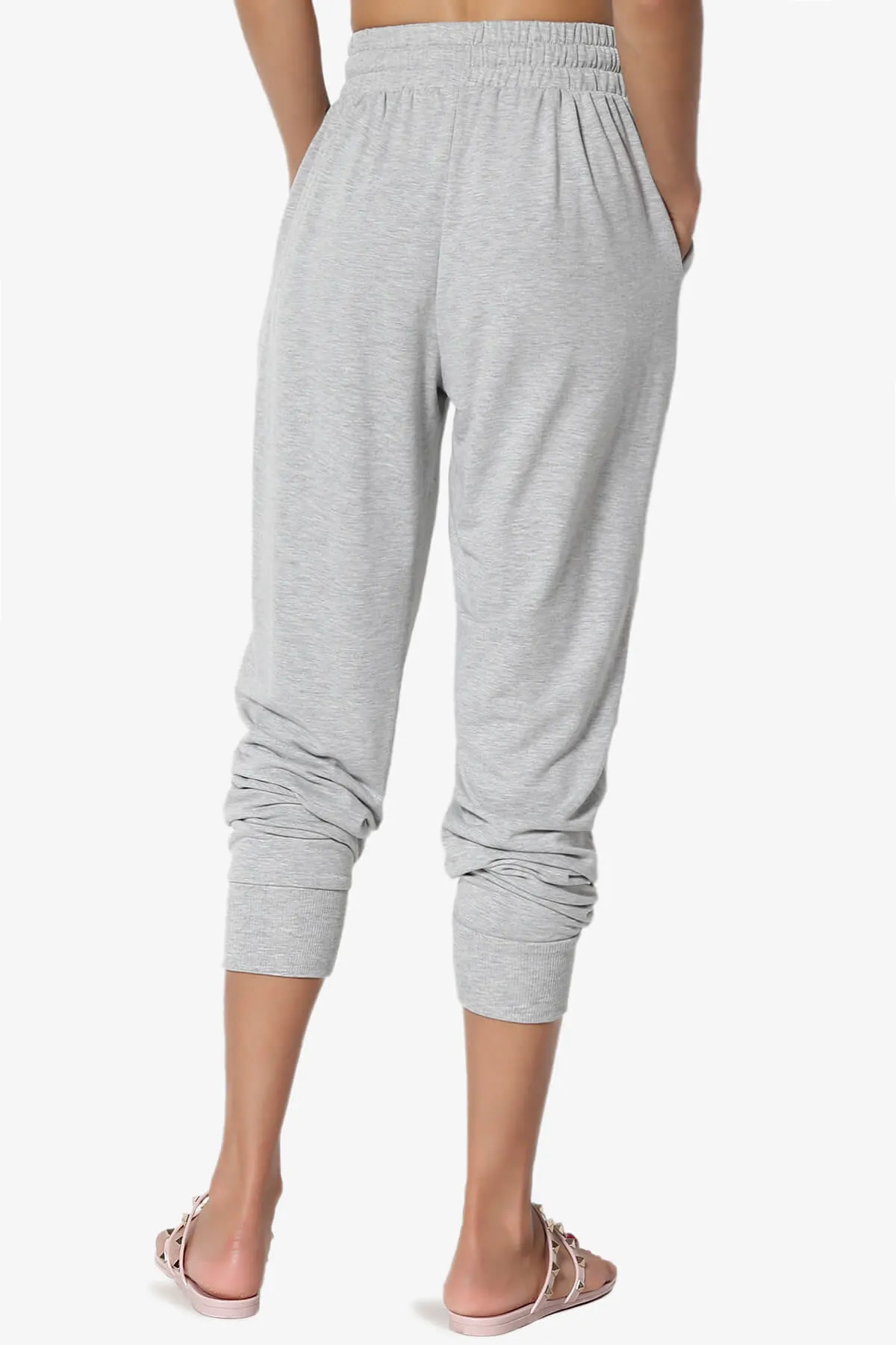 Lanette Drawstring Jersey Jogger Pants
