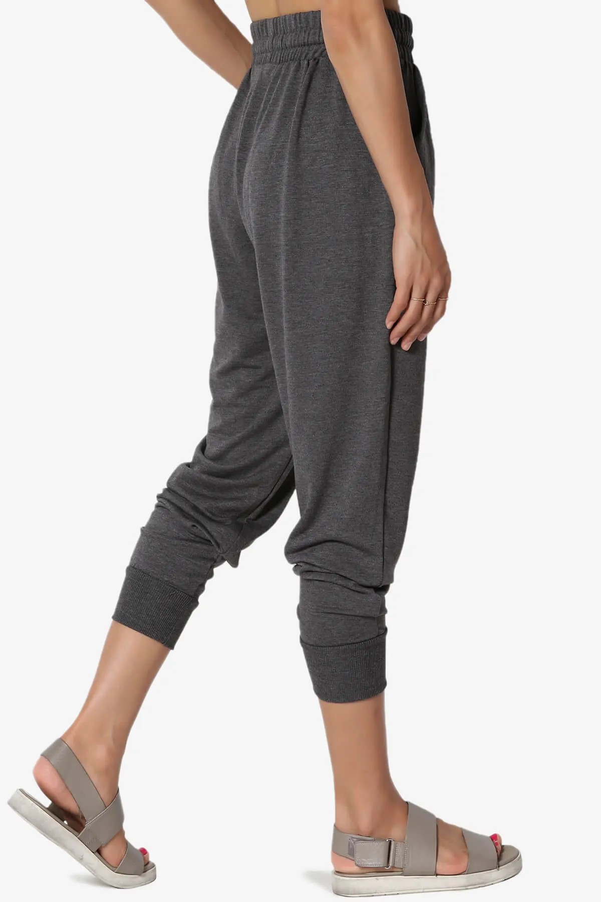 Lanette Drawstring Jersey Jogger Pants