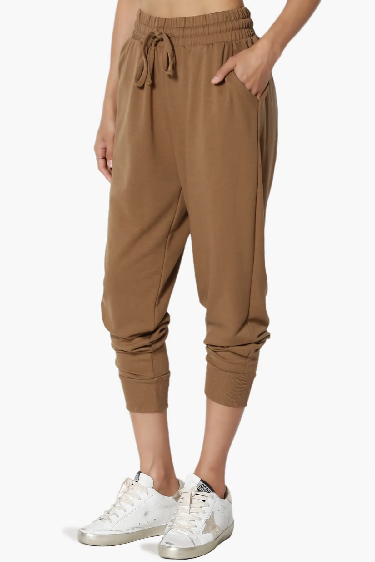 Lanette Drawstring Jersey Jogger Pants