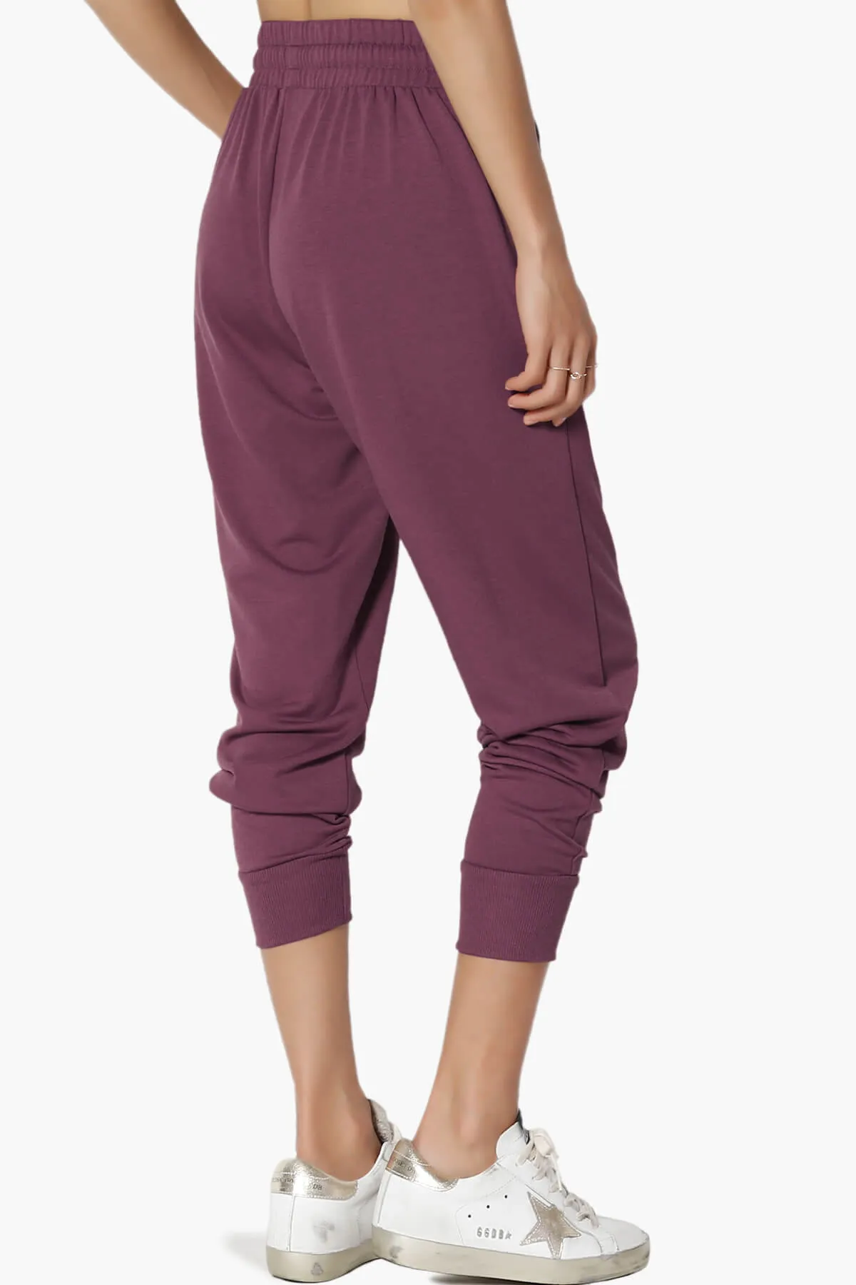 Lanette Drawstring Jersey Jogger Pants