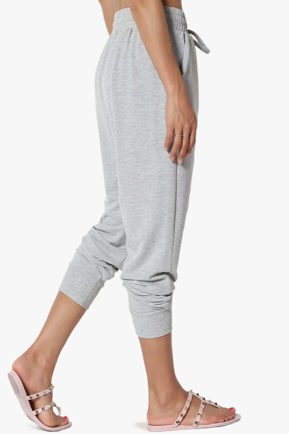 Lanette Drawstring Jersey Jogger Pants