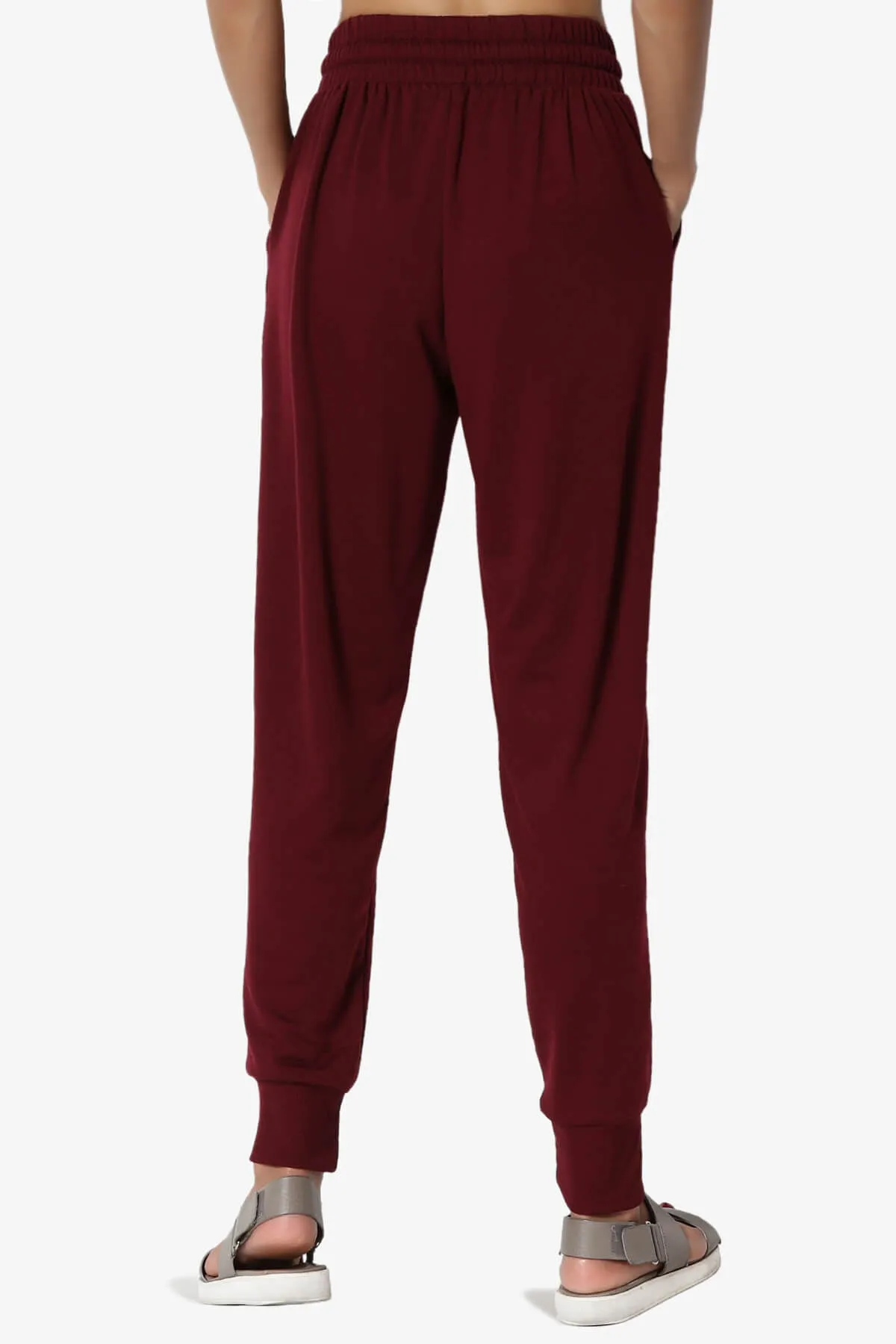 Lanette Drawstring Jersey Jogger Pants