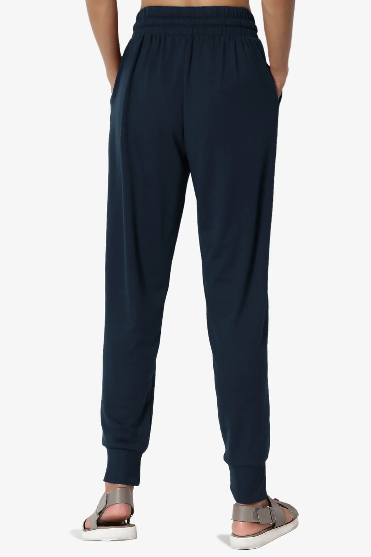 Lanette Drawstring Jersey Jogger Pants