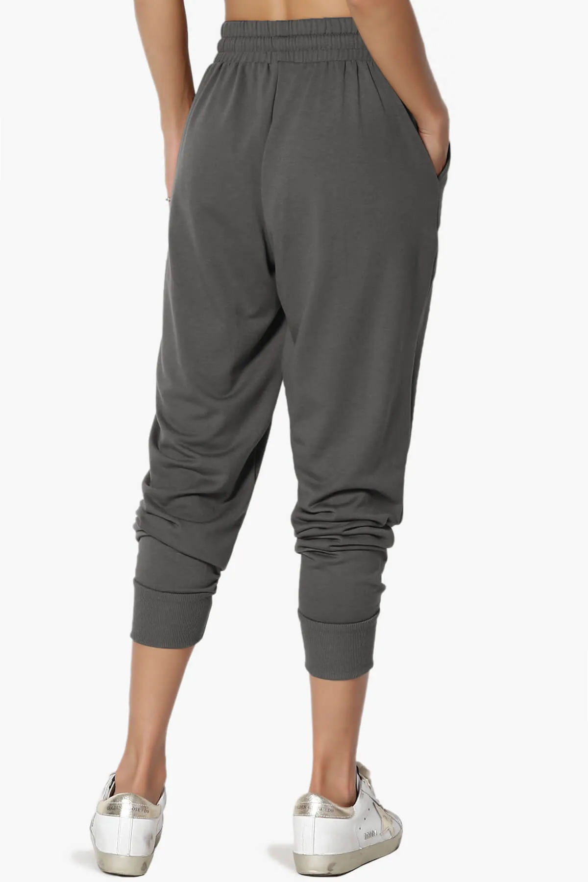 Lanette Drawstring Jersey Jogger Pants