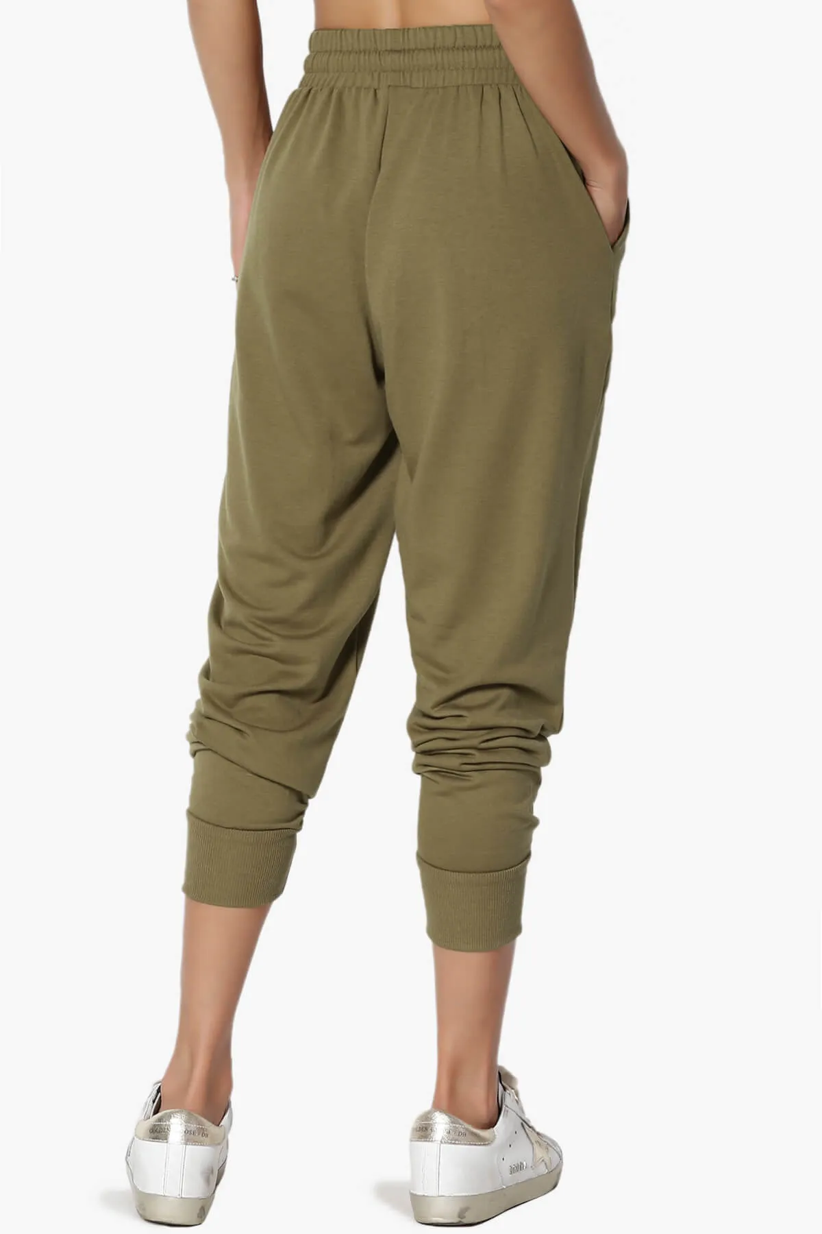 Lanette Drawstring Jersey Jogger Pants
