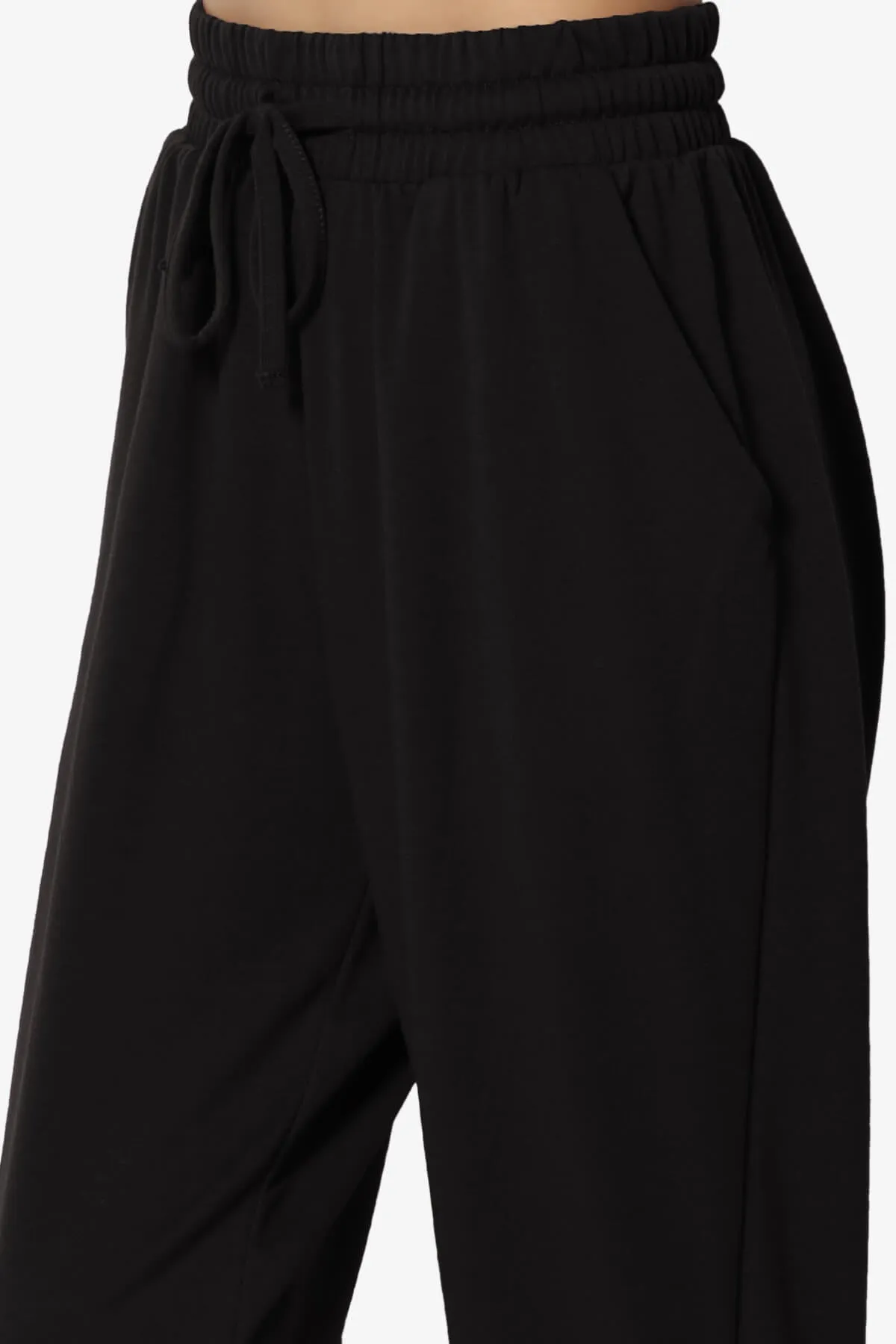 Lanette Drawstring Jersey Jogger Pants