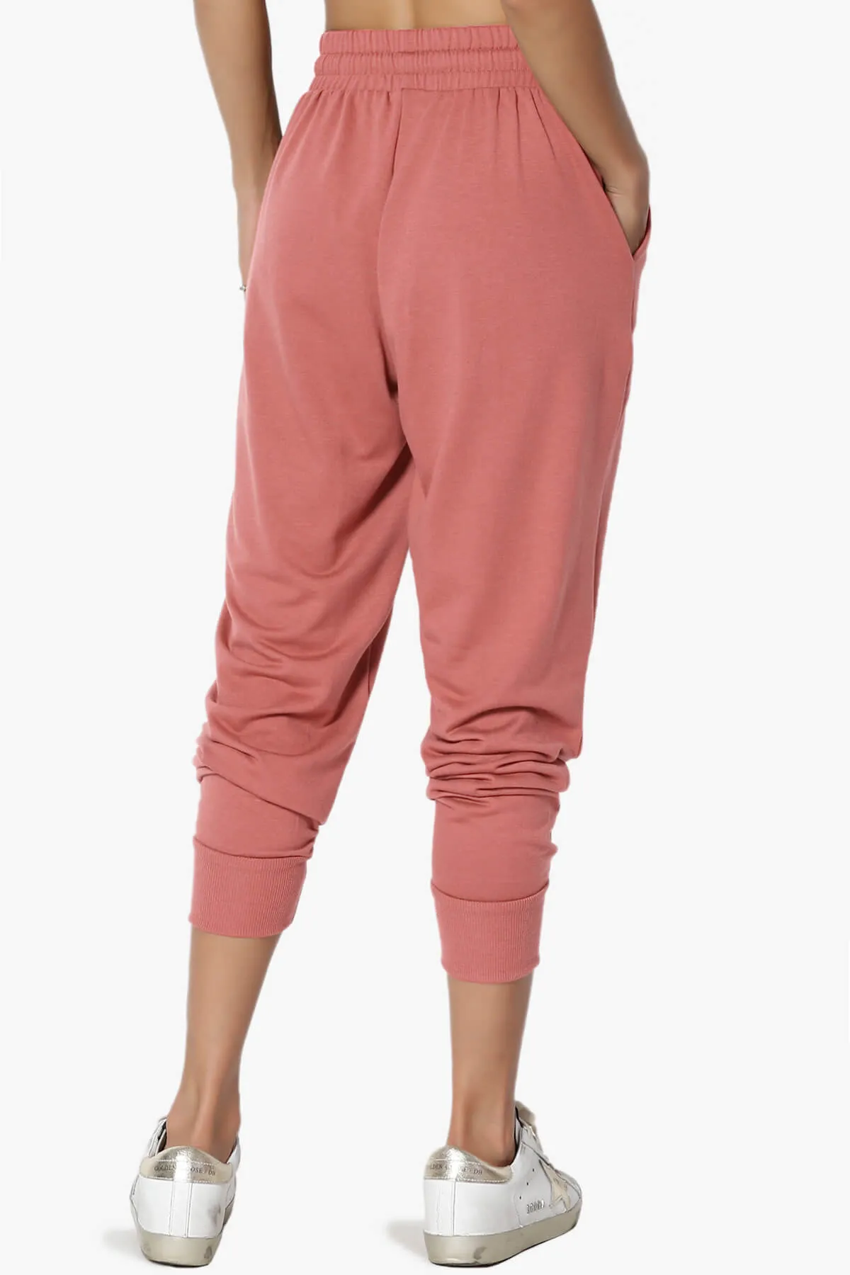 Lanette Drawstring Jersey Jogger Pants