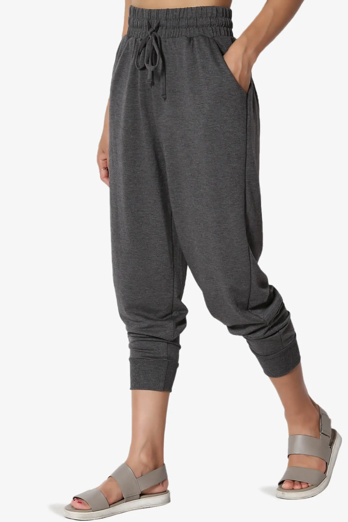 Lanette Drawstring Jersey Jogger Pants