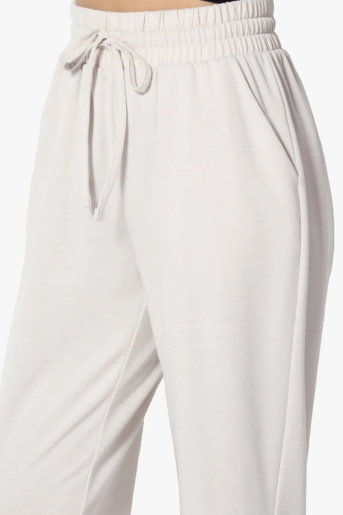Lanette Drawstring Jersey Jogger Pants