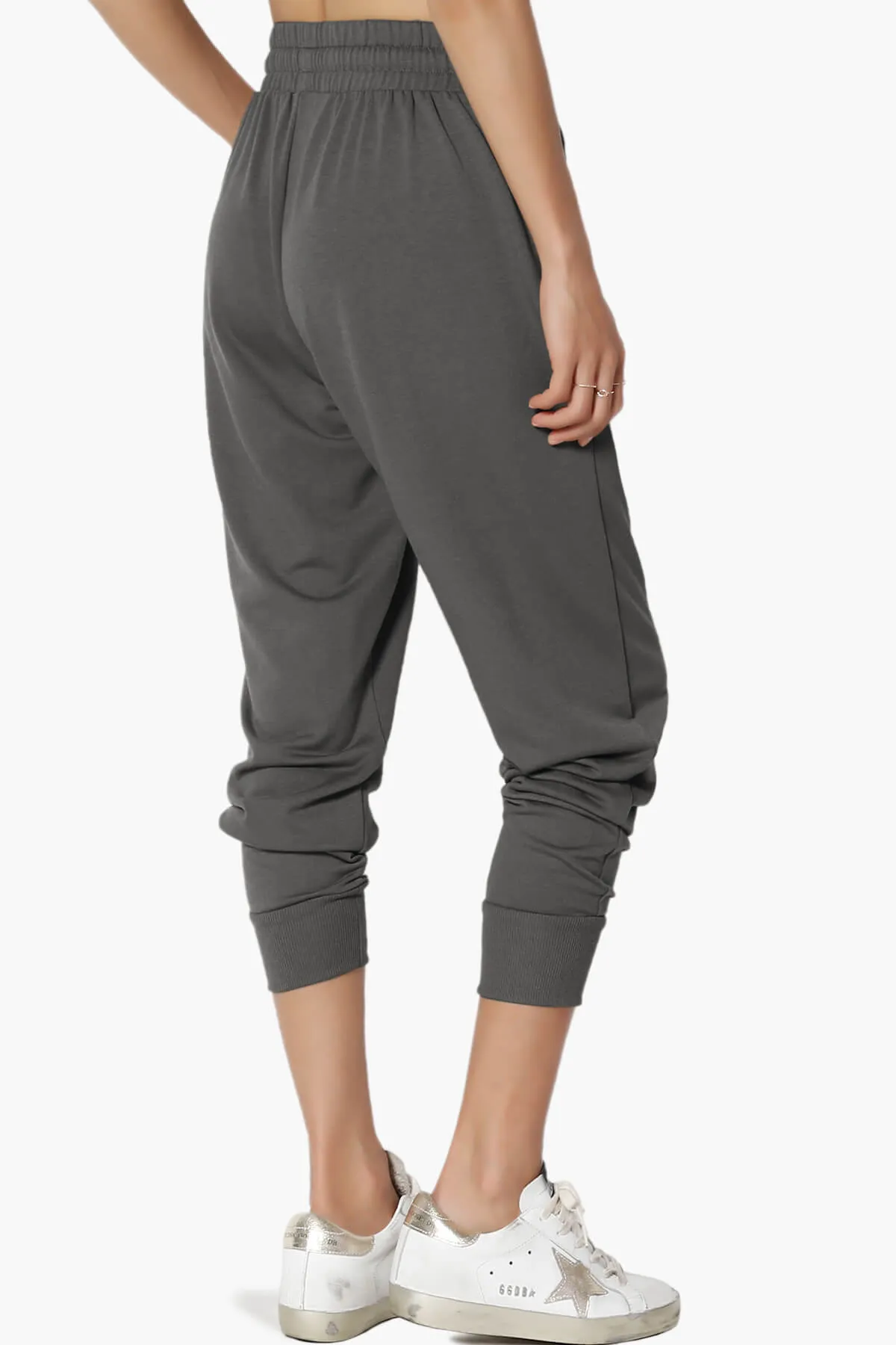 Lanette Drawstring Jersey Jogger Pants