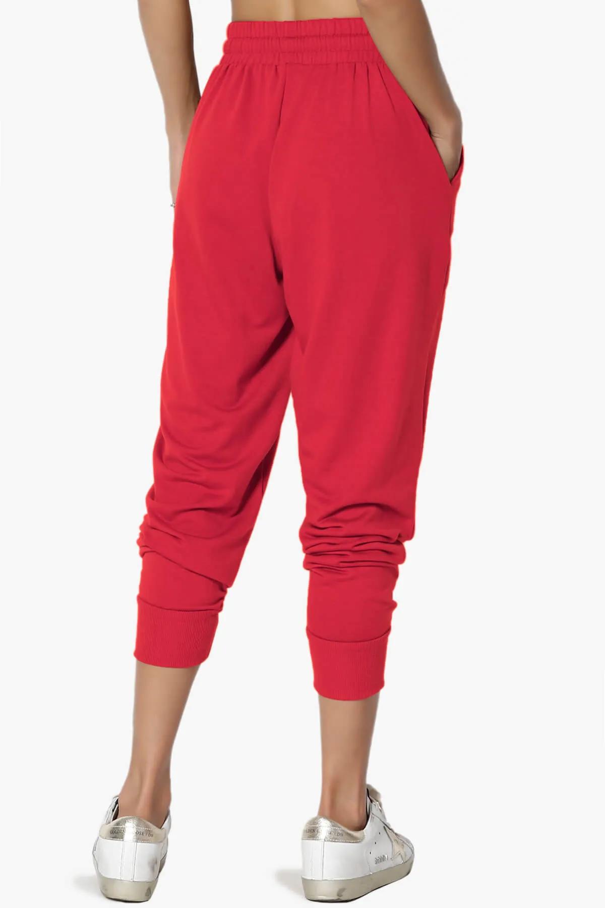 Lanette Drawstring Jersey Jogger Pants