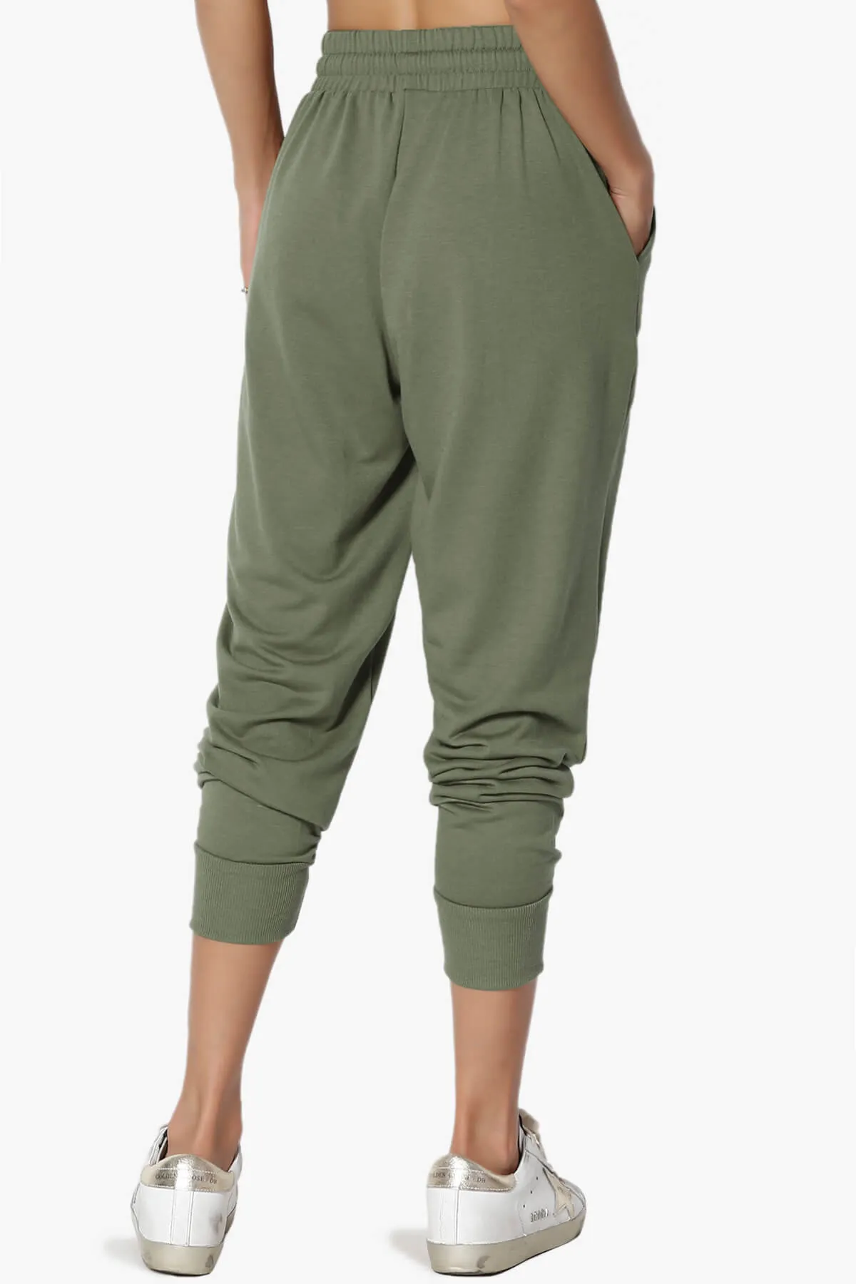 Lanette Drawstring Jersey Jogger Pants