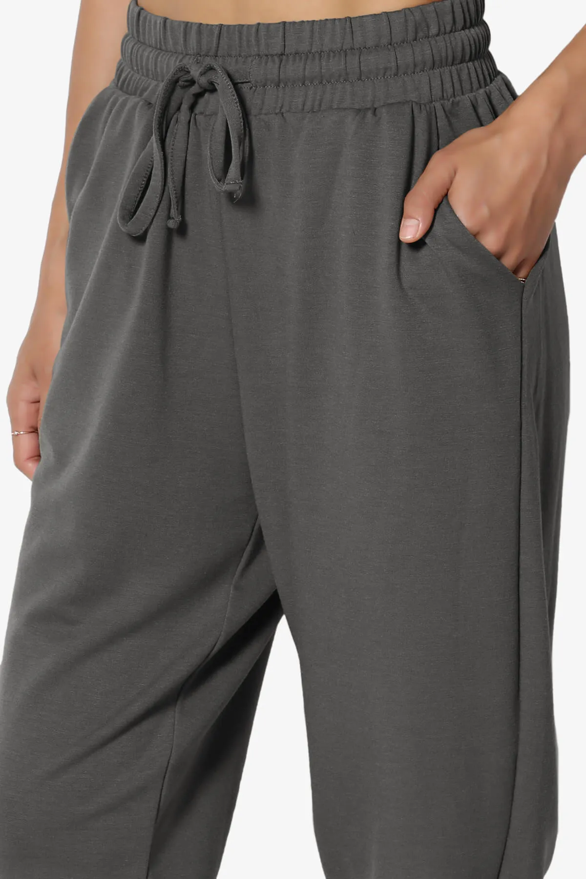Lanette Drawstring Jersey Jogger Pants