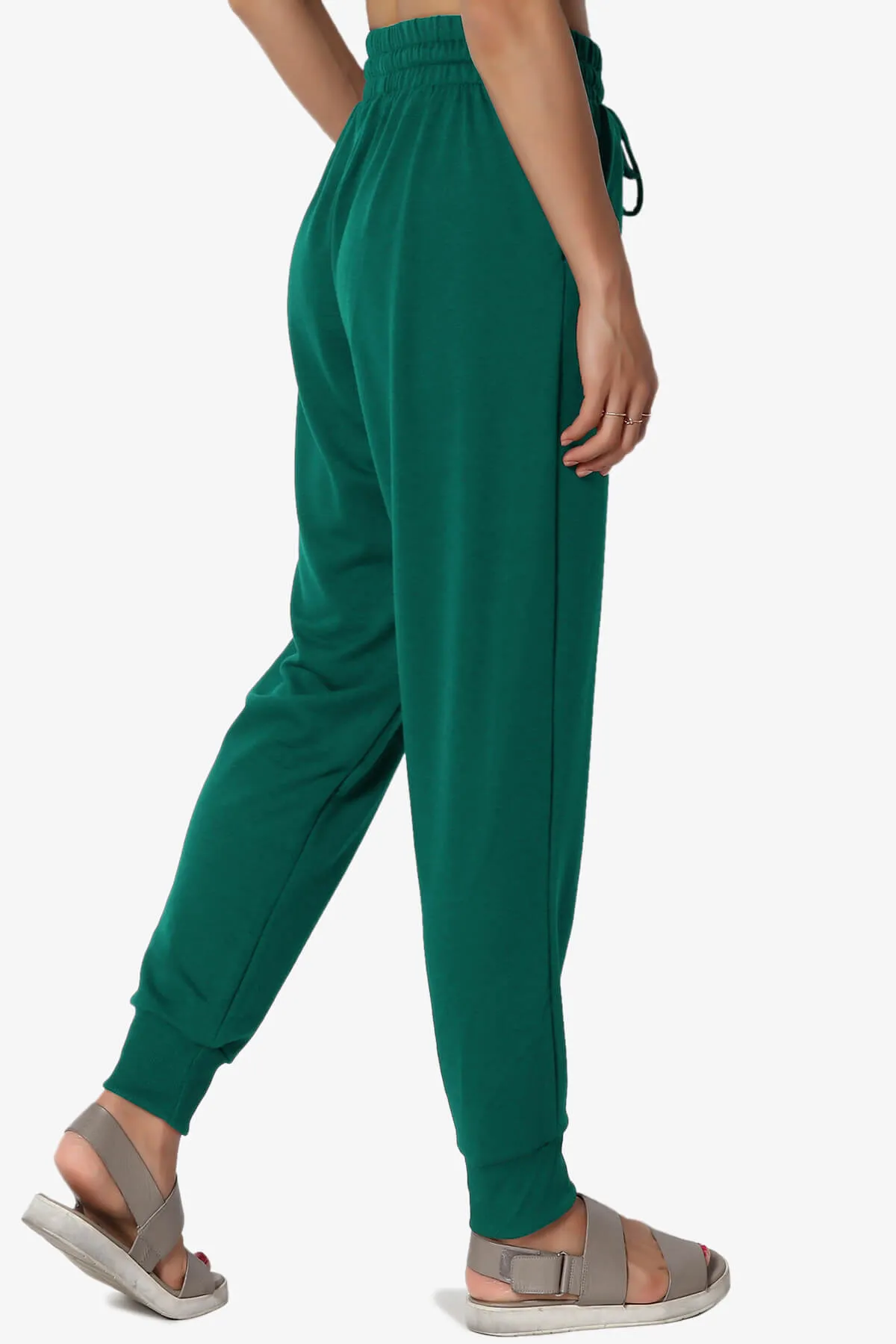 Lanette Drawstring Jersey Jogger Pants