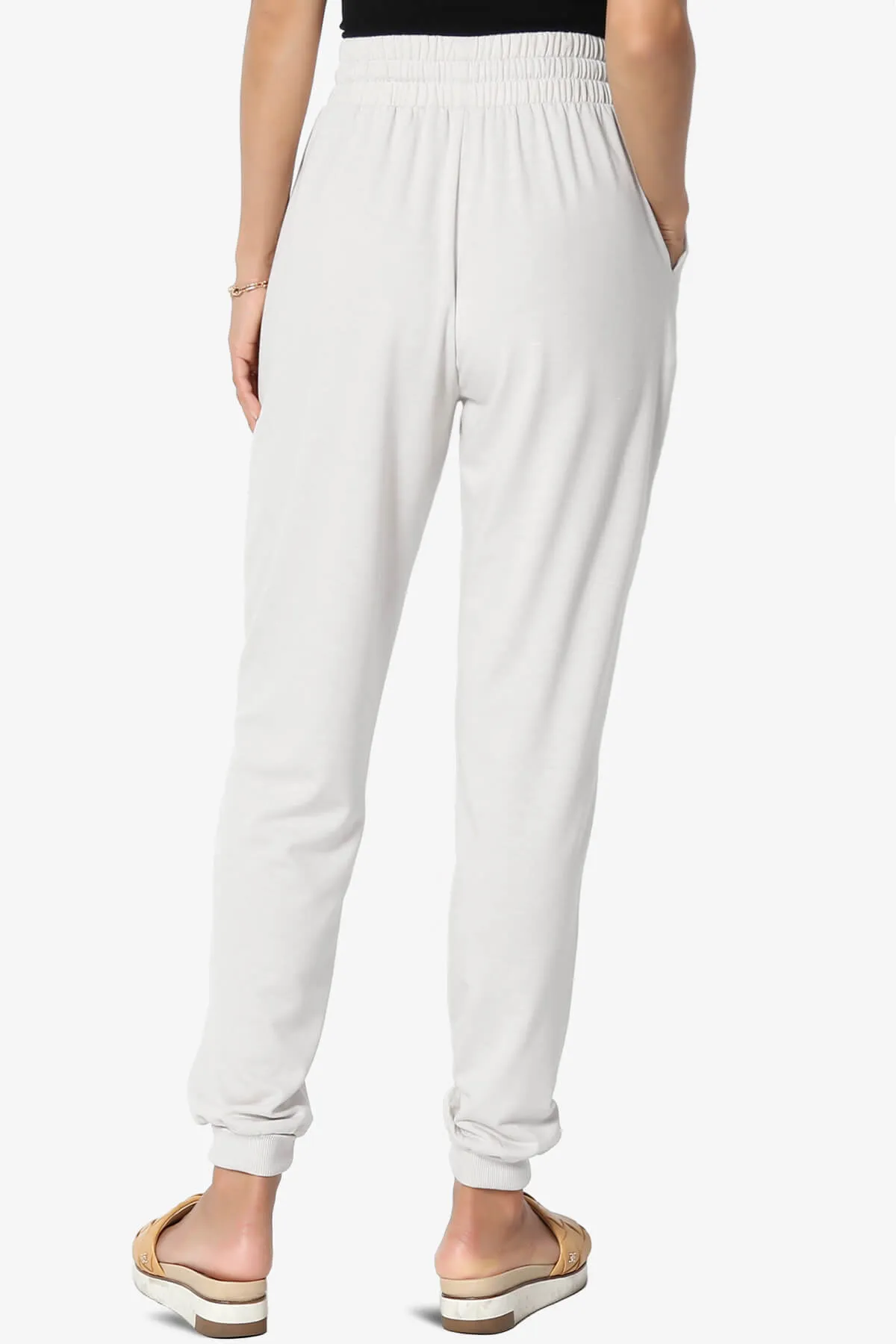 Lanette Drawstring Jersey Jogger Pants