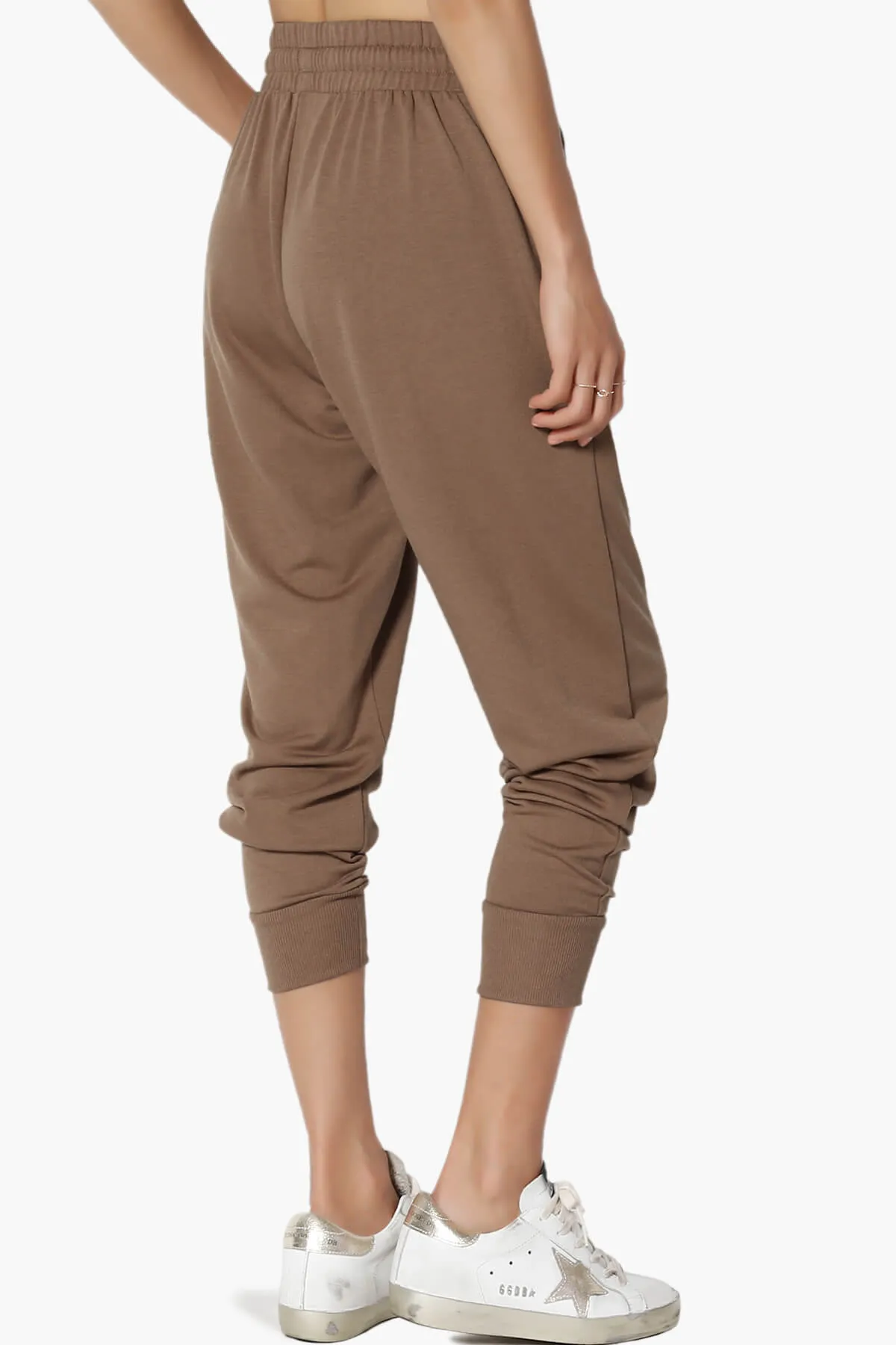 Lanette Drawstring Jersey Jogger Pants