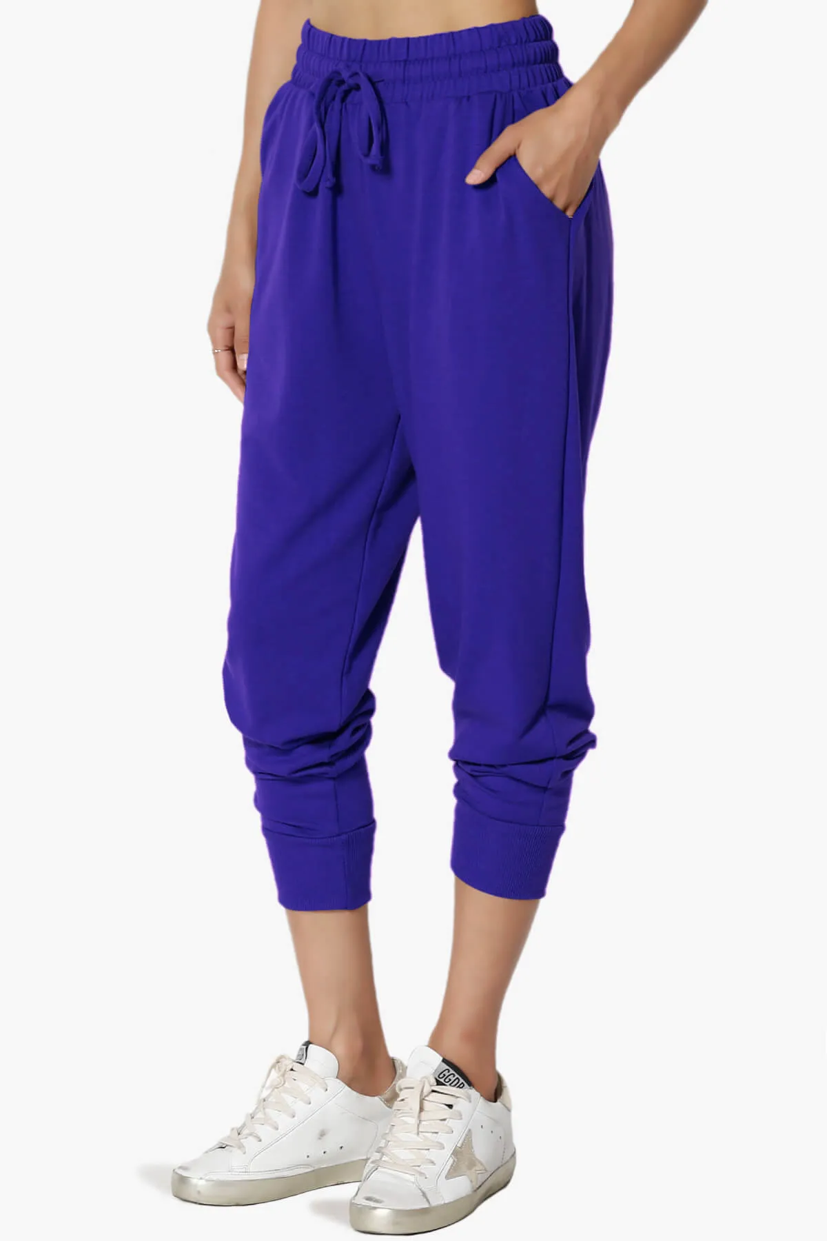 Lanette Drawstring Jersey Jogger Pants