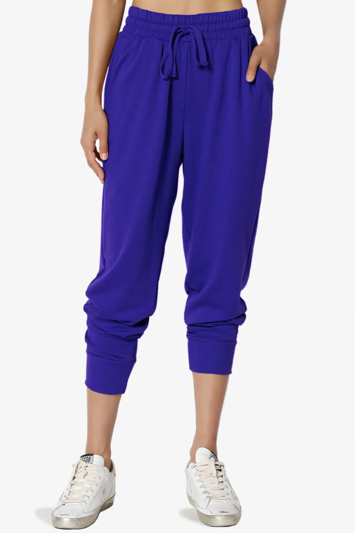 Lanette Drawstring Jersey Jogger Pants