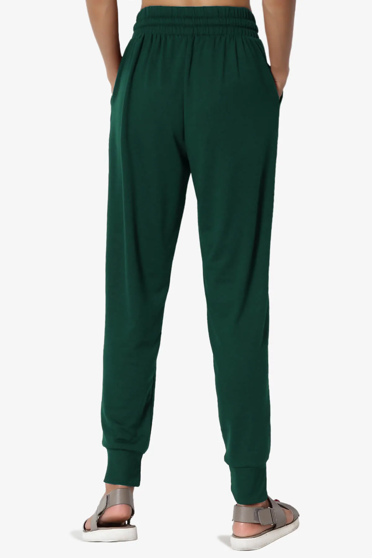 Lanette Drawstring Jersey Jogger Pants